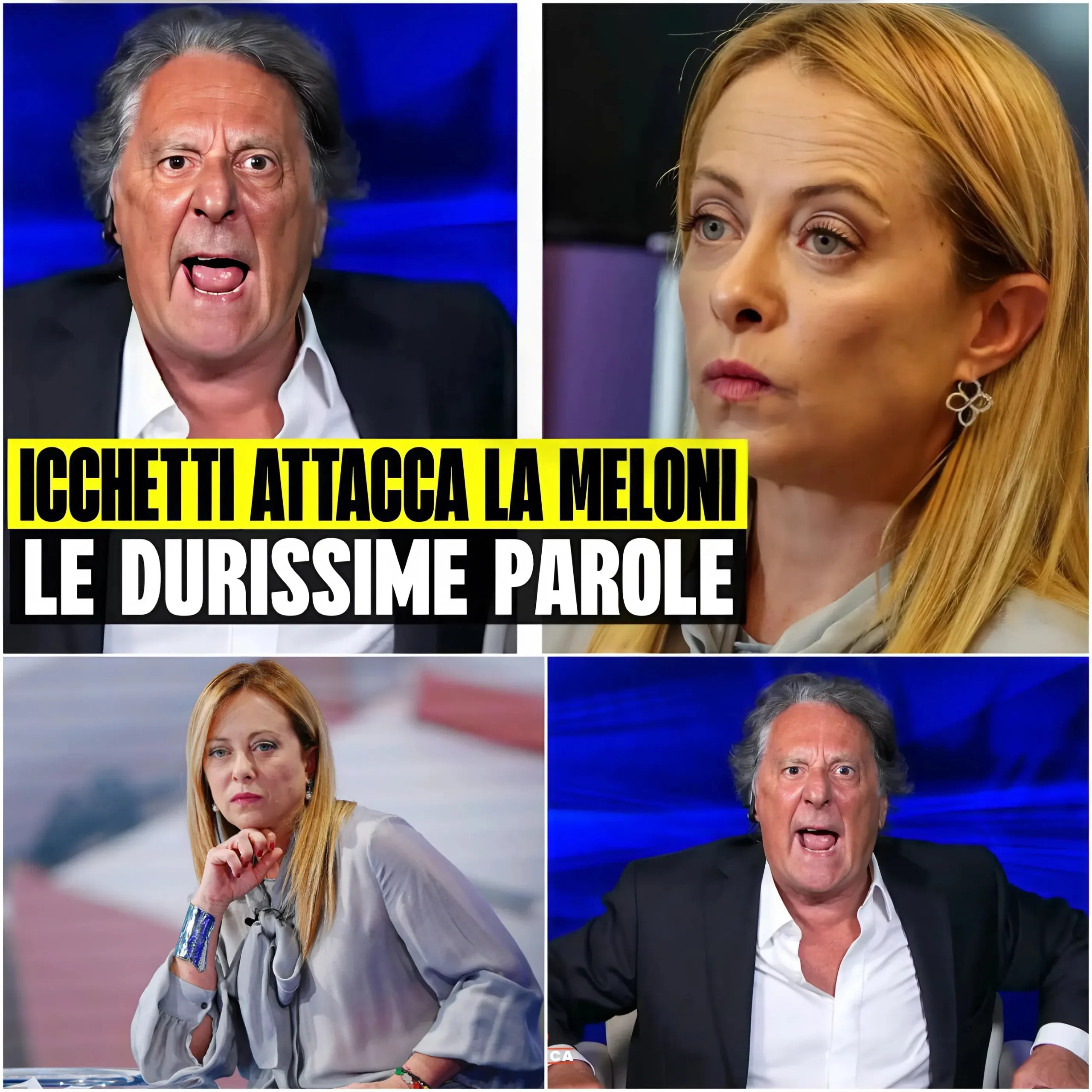 Cover Image for Meloni Demolisce Enzo Iacchetti in Diretta da Berlinguer: “Non Sei Divertente, Fai Solo PENA!”