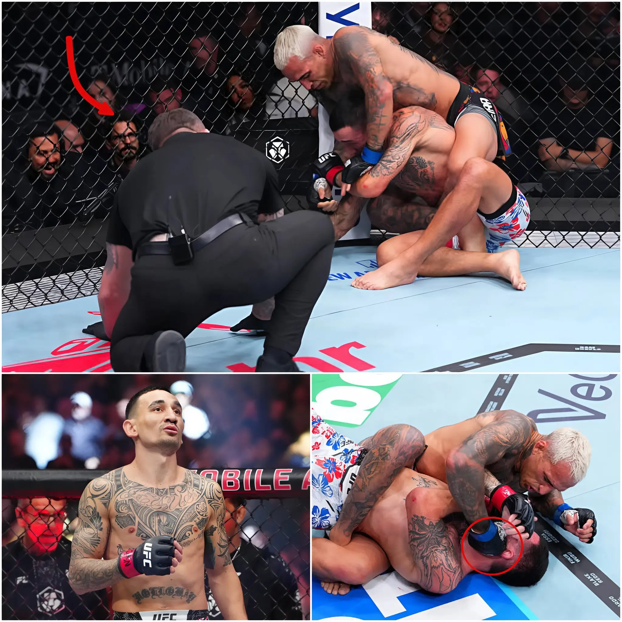 Cover Image for 🔥 ÚLTIMAS NOTICIAS: Un acontecimiento impactante en el mundo de las MMA ocurrió cuando Max Holloway presentó inesperadamente pruebas acusando a Charles Oliveira y al árbitro de hacer trampa en UFC 326.