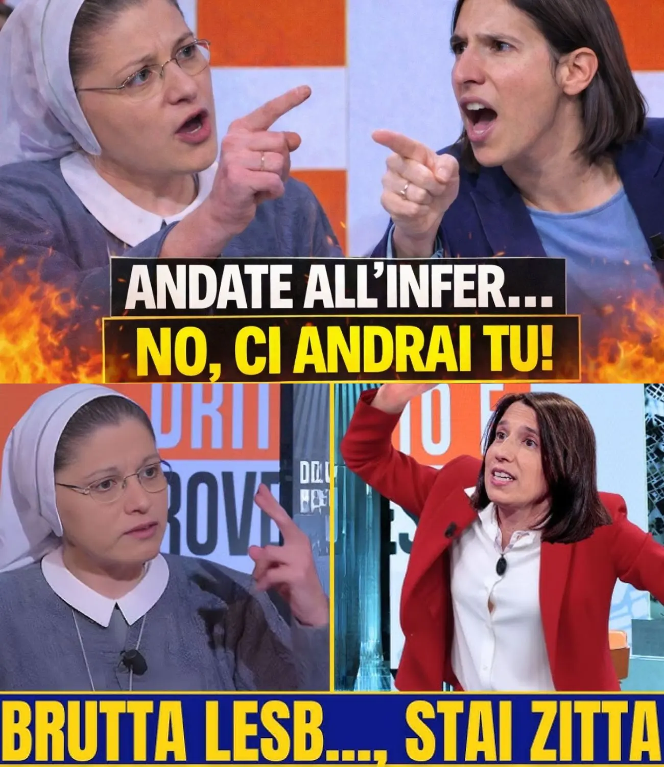 Cover Image for 🔴UMILIAZIONE CLAMOROSA SUOR ANNA SMONTA ELLY SCHLEIN