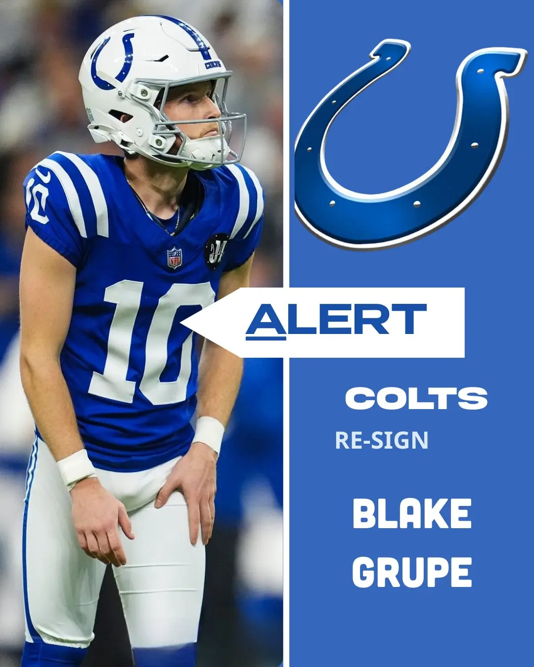 Cover Image for GREAT MOVE: Colts Successfully Re-Sign “60-Yard Hero” Blake Grupe After Offering Him an Irresistible Contract Deal — And Grupe Quietly Accepts #ColtsNation #Respect #coltstarting #NFL