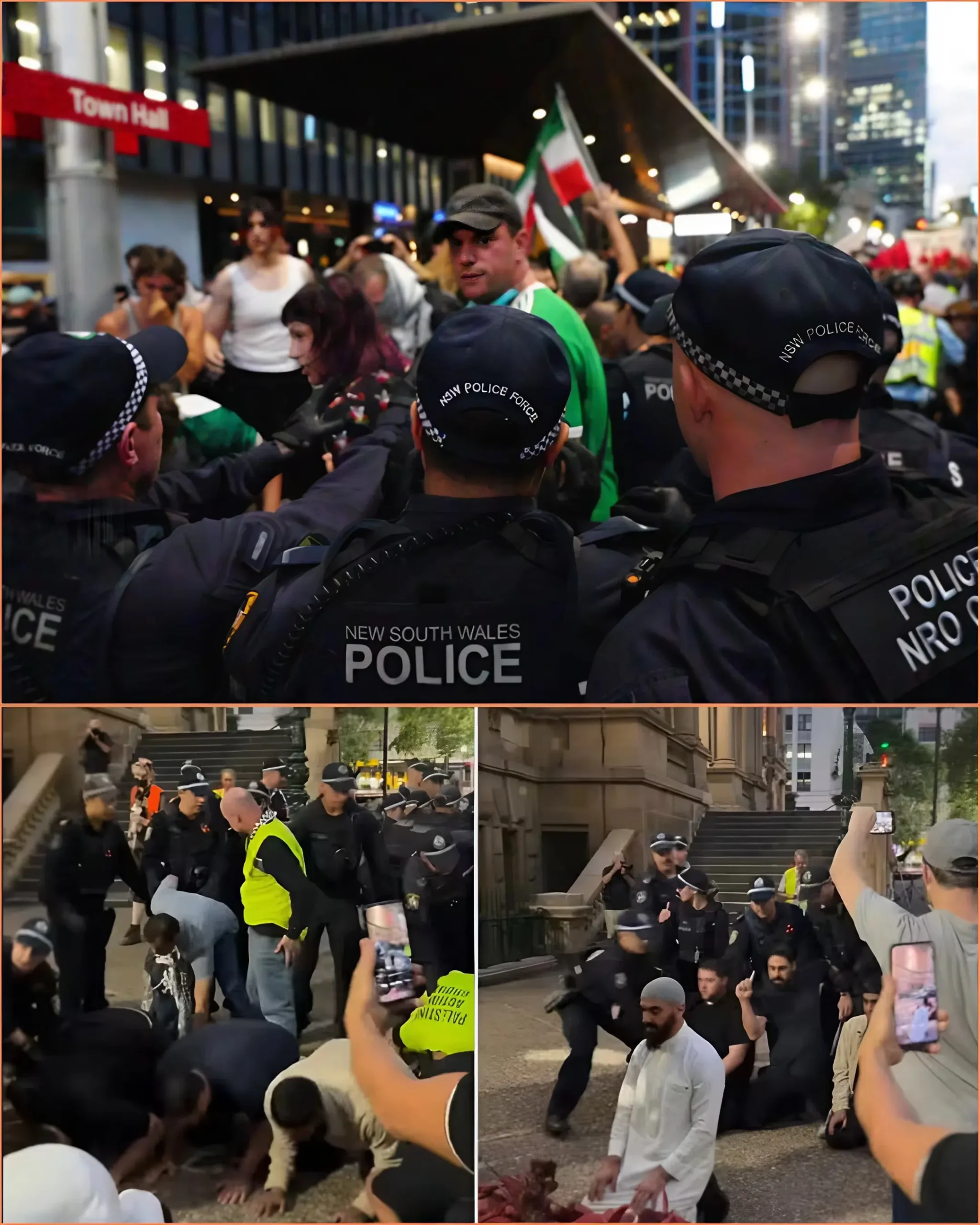 Cover Image for Police Clash with Praying Muslims in Sydney: Outrage Explodes Over Brutal Disruption! 🔥