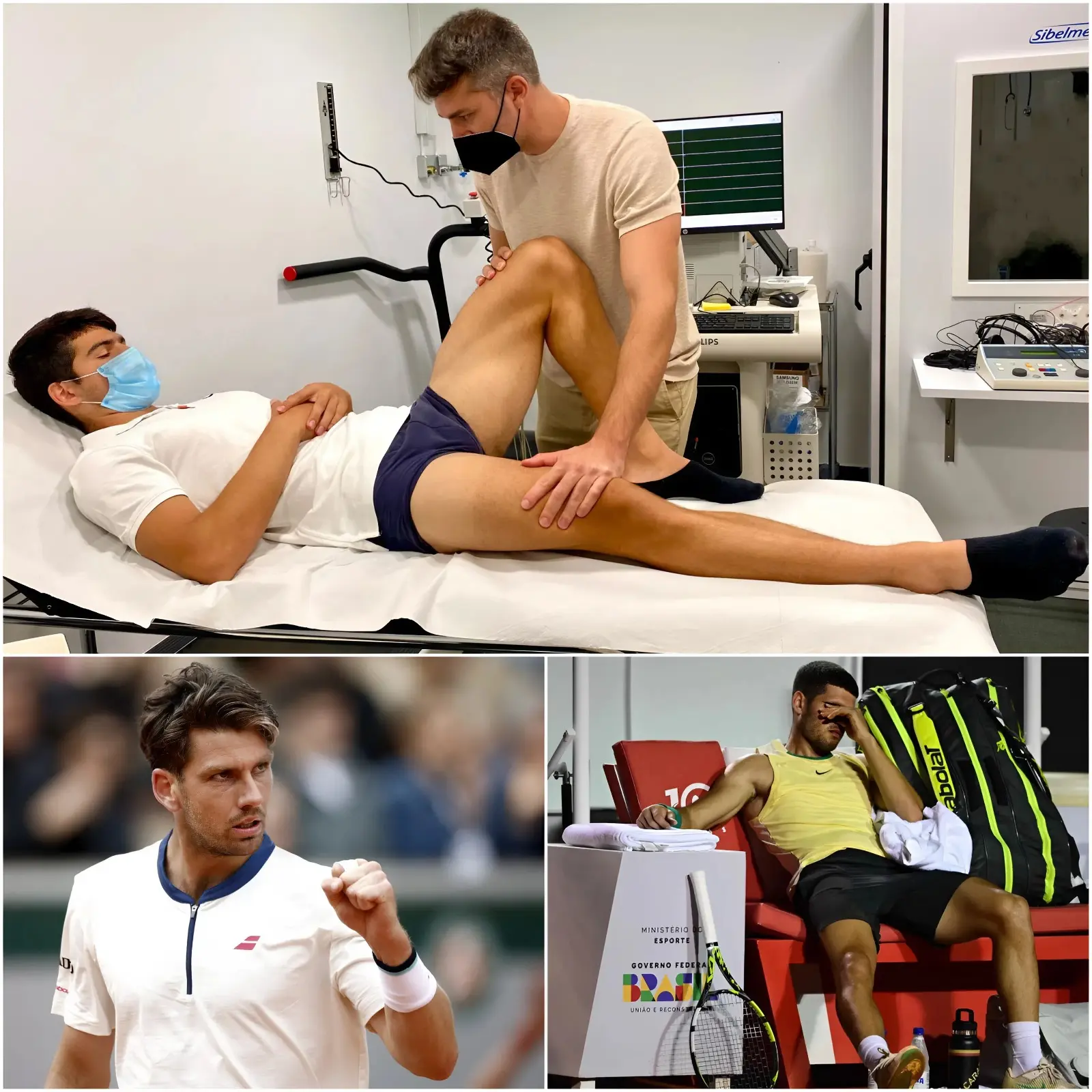 Cover Image for 🚨 ÚLTIMA HORA: Alcaraz hospitalizado por agotamiento antes del duelo con Norrie en Indian Wells