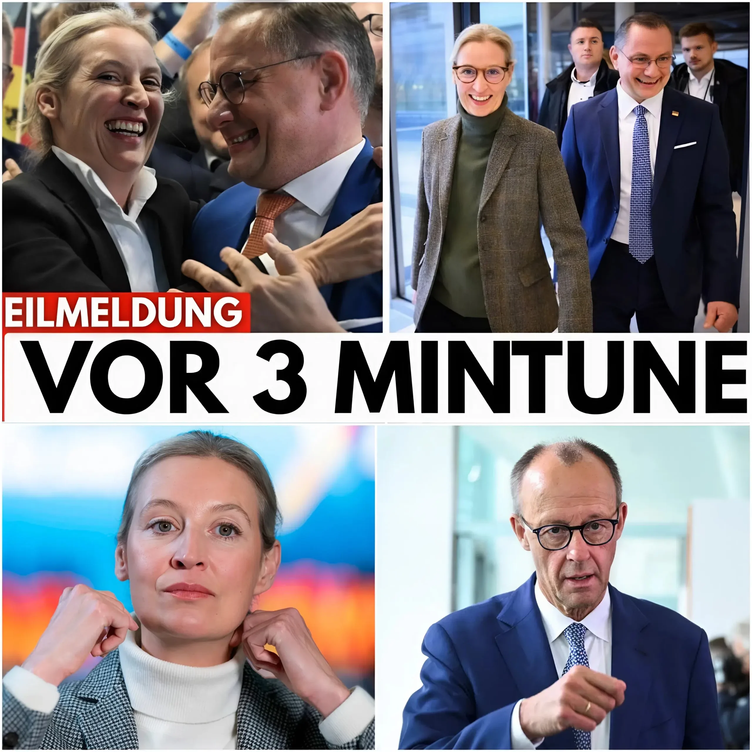 Cover Image for 🚨 Politische Debatte in Berlin: Kann die Alternative für Deutschland unter Führung von Alice Weidel tatsächlich eine absolute Mehrheit erreichen? Viele fragen sich, was ein solches Ergebnis für die politische Zukunft von Deutschland bedeuten würde. Analyse und Hintergründe zur aktuellen Diskussion im Kommentar 👇👇👇