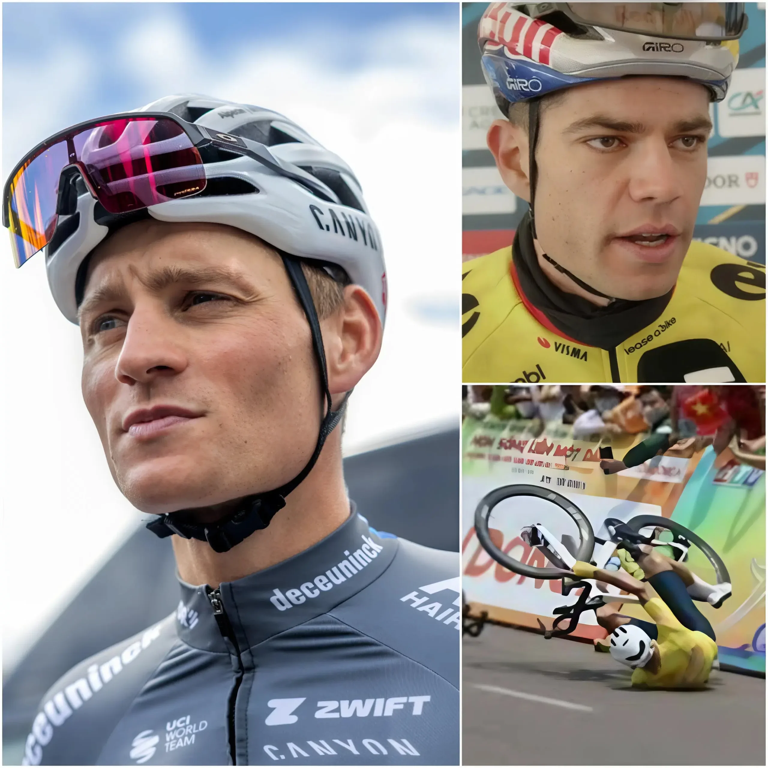 Cover Image for 🚨 Controversial Sprint: Van der Poel Stuns Van Aert at Tirreno-Adriatico