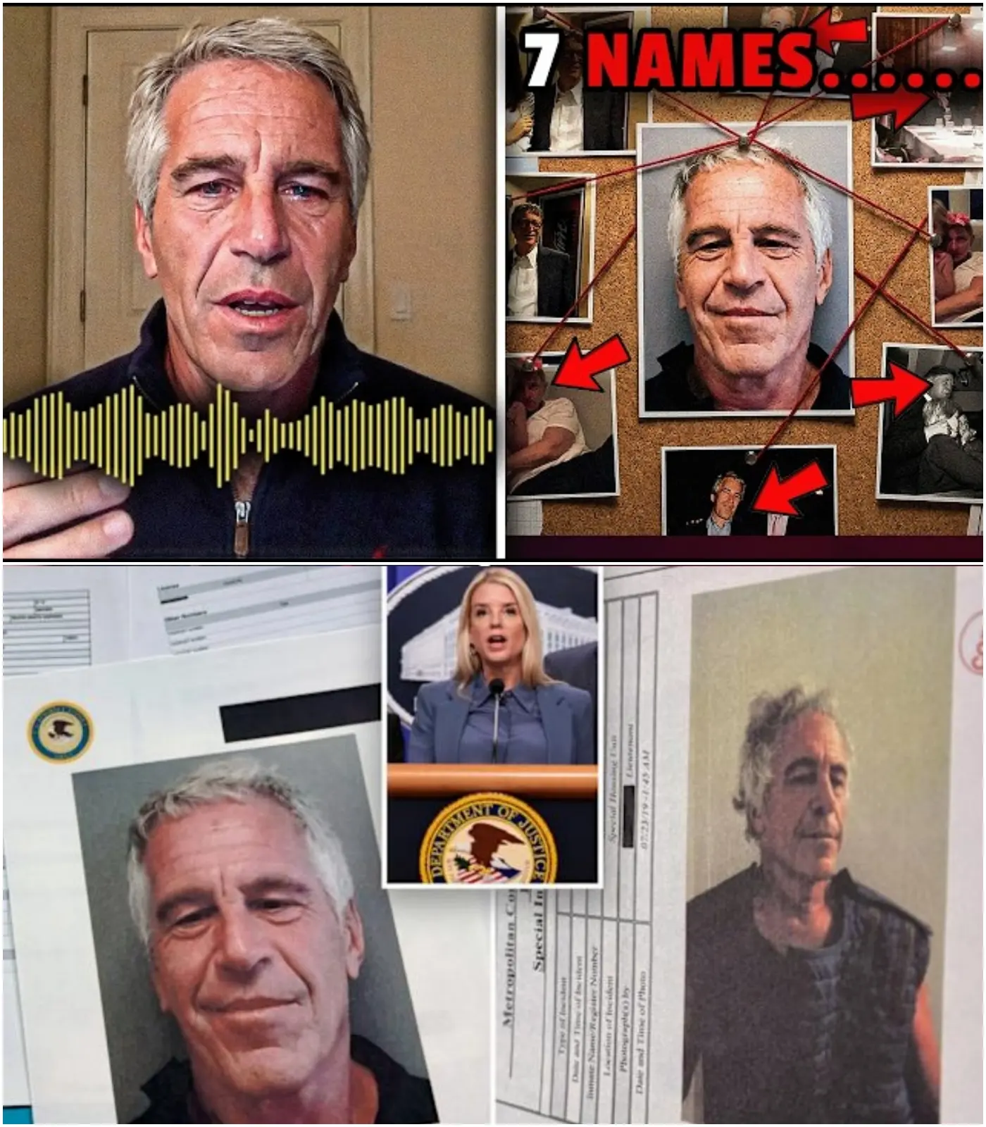 Cover Image for CINTAS DE MENSAJES DE VOZ FINALES DE EPSTEIN EXPUESTAS: TODOS LOS NOMBRES QUE NUNCA ESPERÁBAMOS