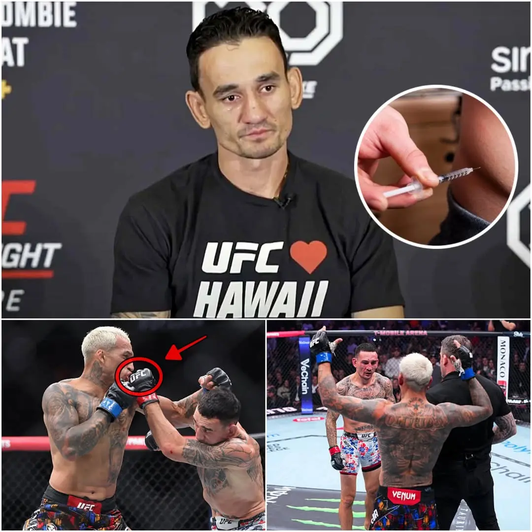 Cover Image for 🚨 5 MINUTES AGO: “It’s all lies… that bastard used banned substances, and his victory was completely fake! I will reveal evidence that could end his career…” — Max Holloway has allegedly spoken out with explosive accusations, claiming that Charles Oliveira used doping to secure his victory.