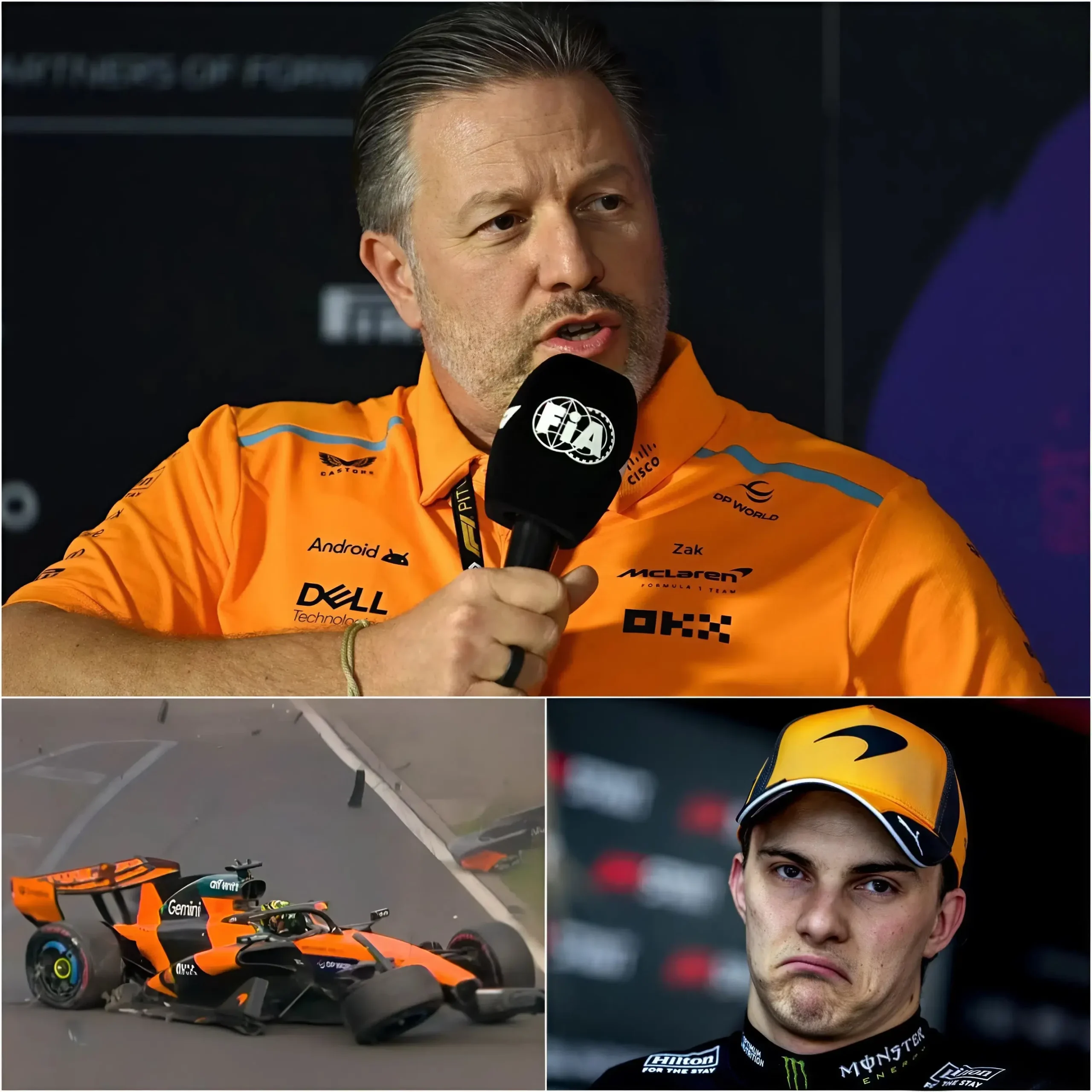 Cover Image for OFFICIEEL BEVESTIGD🛑🔥 “We hebben een definitieve beslissing genomen…” — Zak Brown doorbreekt eindelijk zijn stilte over de toekomst van Oscar Piastri bij McLaren Formula One Team en onthult details van een gespannen interne vergadering die de plannen van het team voor het komende Formule 1-seizoen volledig zouden kunnen veranderen.👇👇👇