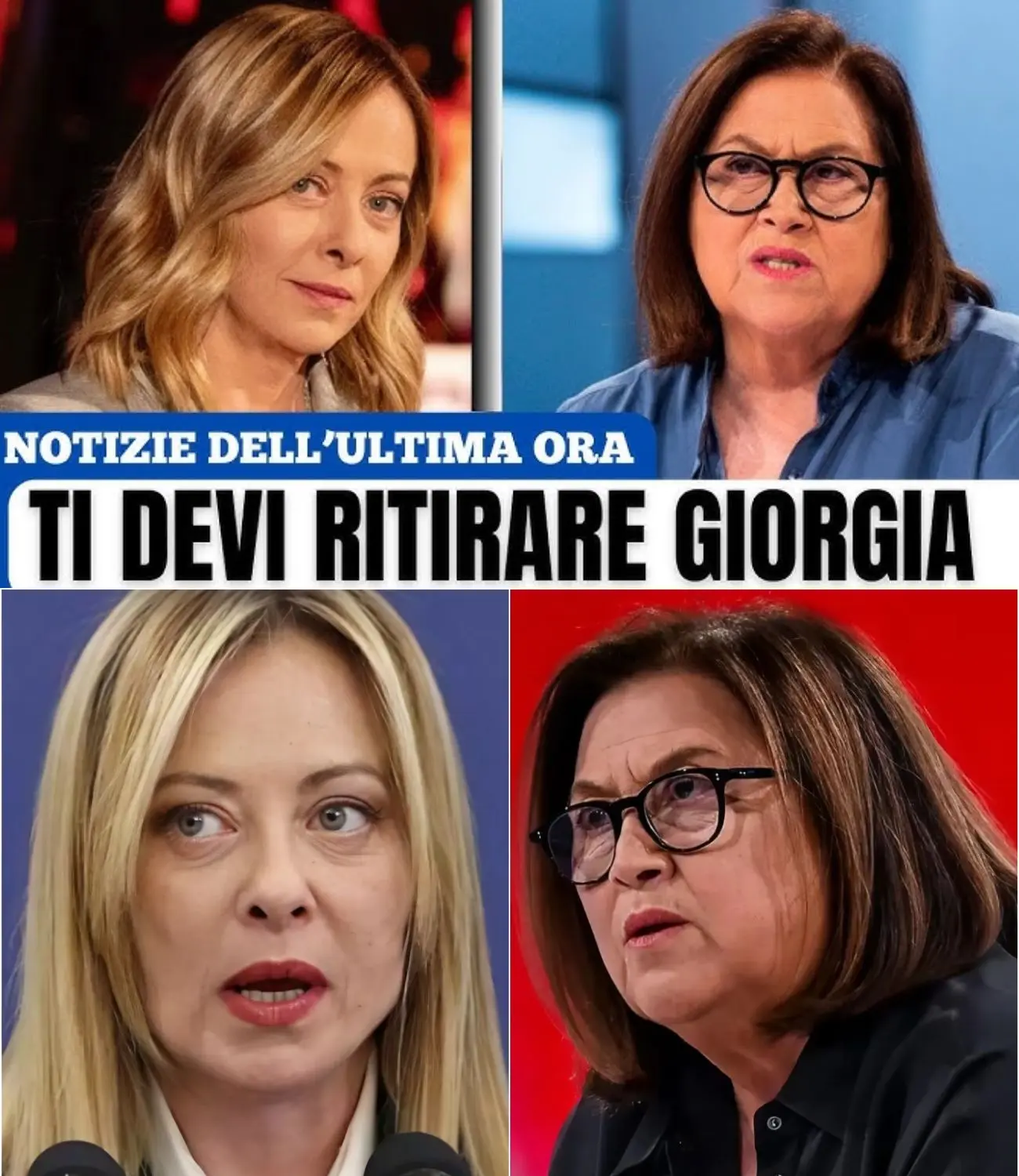 Cover Image for MELONI ZITTISCE ANNUNZIATA CON UNA FRASE CHE SPIAZZA TUTTI