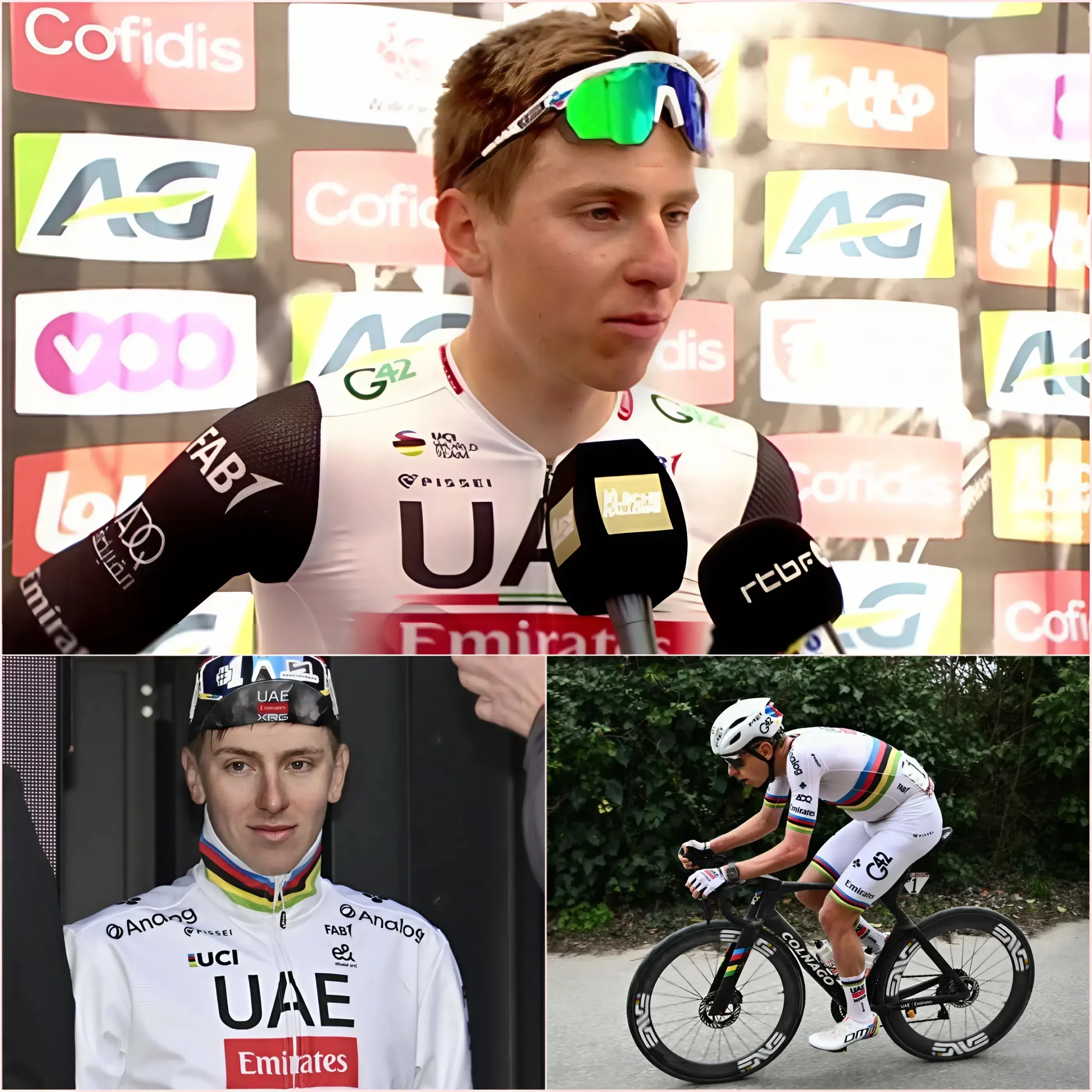 Cover Image for “I Was Exhausted From Fighting Them!” – Tadej Pogačar Breaks Down in Tears Before Paris-Roubaix as Shocking ‘Family Secret’ Surfaces at André-Pétrieux. Mud-Covered Training Photos Hide a Dark Truth, and a Sudden 12-Word Ultimatum From His Wife Sends the Internet Into Frenzy! 🚨