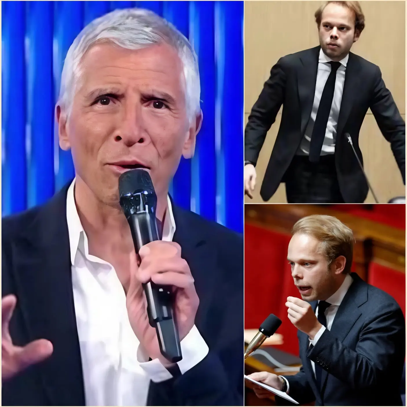 Cover Image for « IL NOUS A TOUS TROMPE ! » Après un débat houleux au Parlement parisien, Charles Alloncle, le visage déformé par l’indignation, a pointé du doigt Nagui, l’accusant publiquement de manipuler la vérité et de semer la discorde à des fins politiques.