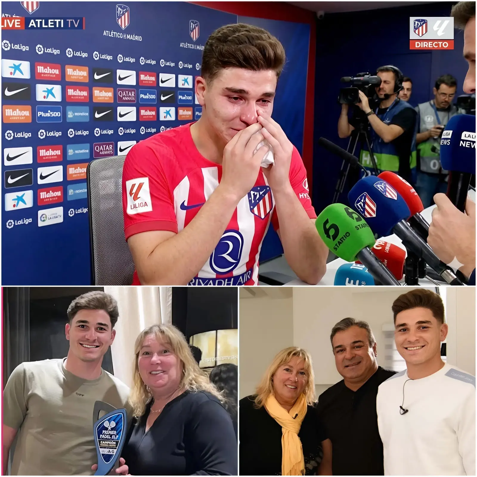 Cover Image for ¡CON EL CORAZÓN ROTO! HACE 30 MINUTOS, el Atlético de Madrid expresó sus condolencias al jugador Julián Álvarez tras recibir la triste noticia sobre su madre, y Julián Álvarez confirmó que… VER COMPLETO AQUÍ 👇👇