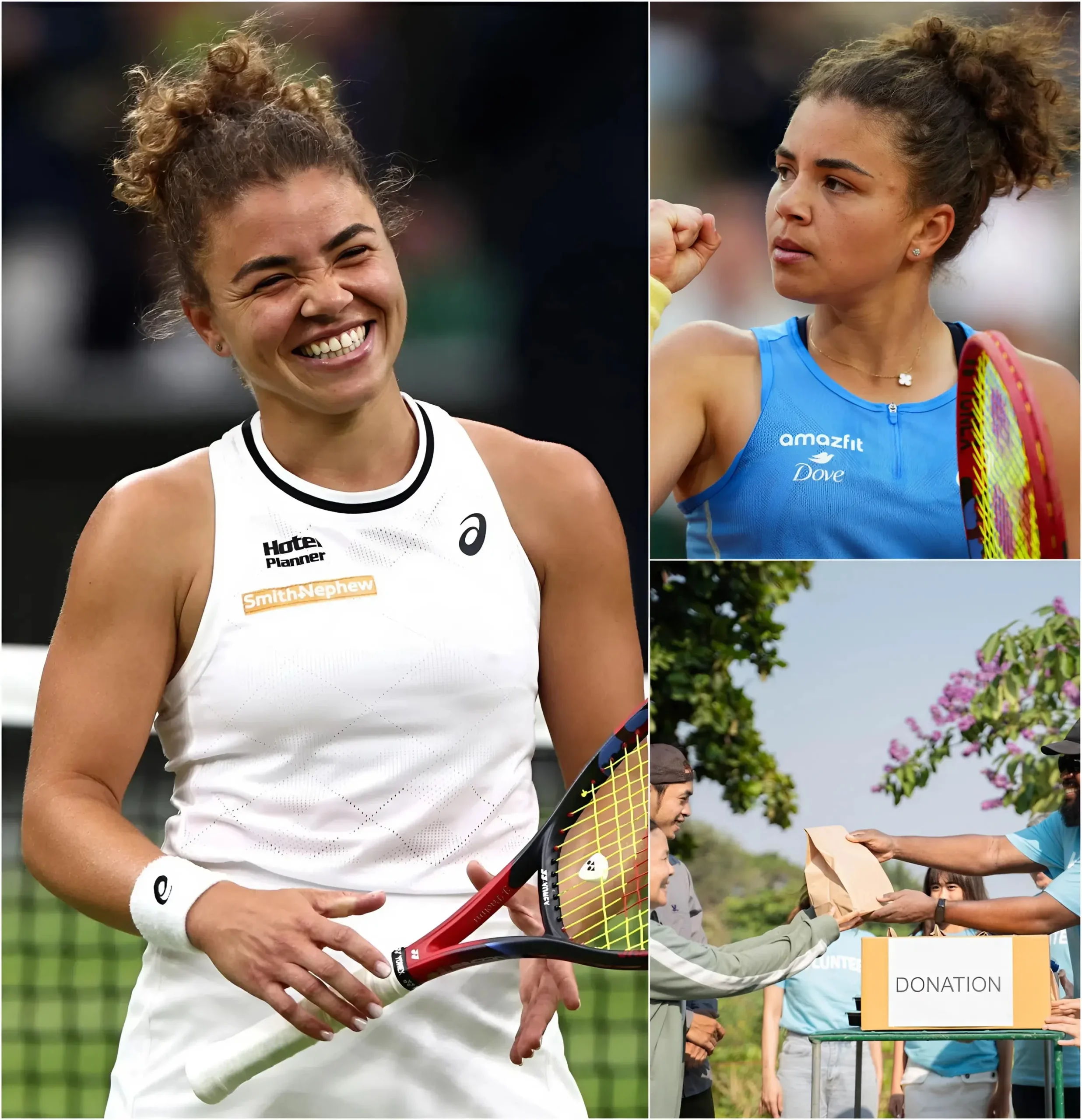 Cover Image for 🎾 NOTIZIA COMMOVENTE: Jasmine Paolini ha donato l’intero premio di 10.000 dollari ricevuto dopo aver vinto l’Heart Award alla Billie Jean King Cup all’organizzazione Make-A-Wish.