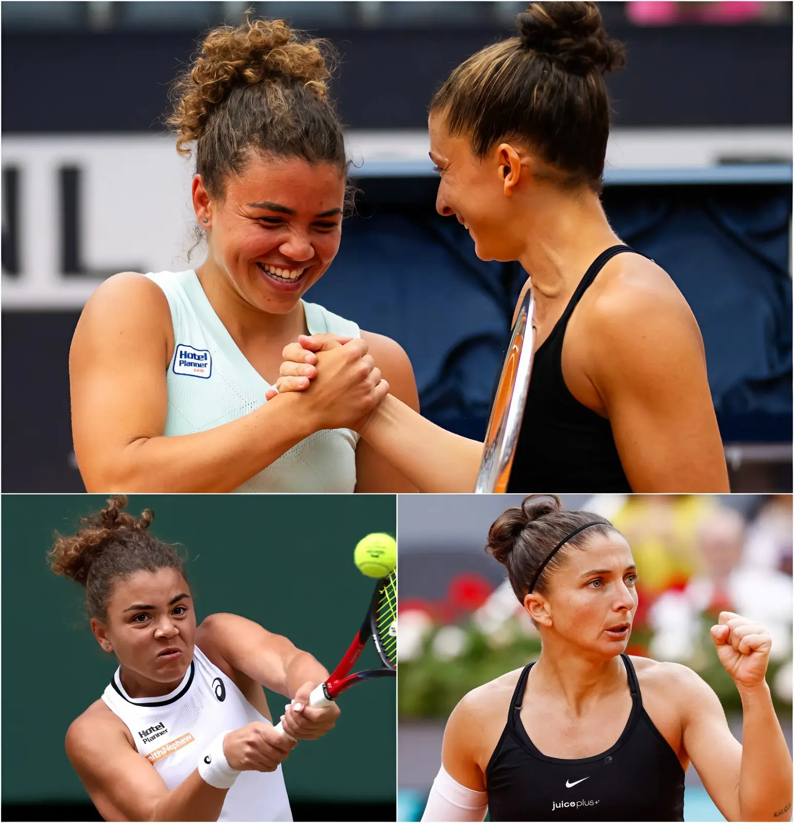 Cover Image for 🎾 “NON È SOLO UNA SCONFITTA — MA UN MOMENTO IN CUI DUE GENERAZIONI SI FERMANO INSIEME.” Jasmine Paolini e la sua comp