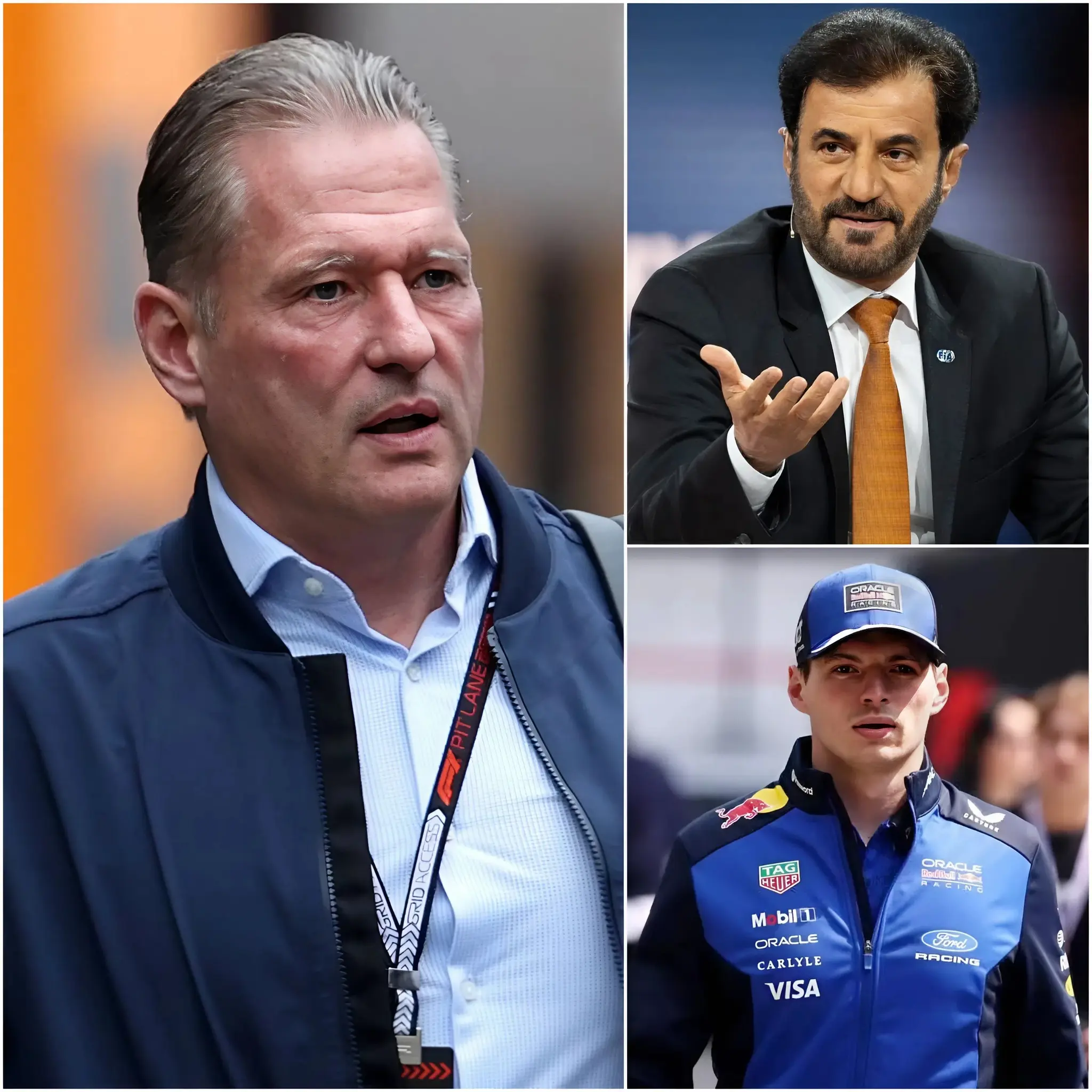 Cover Image for 🚨“SHUT YOUR MOUTH!” — Jos Verstappen, the father of Max Verstappen, has shocked the entire sports world with a fierce message directed straight at FIA president Mohammed Ben Sulayem after he publicly criticized Max on television, claiming that his defeat at the Chinese Grand Prix was a consequence of his refusal to support the LGBTQ+ movement.