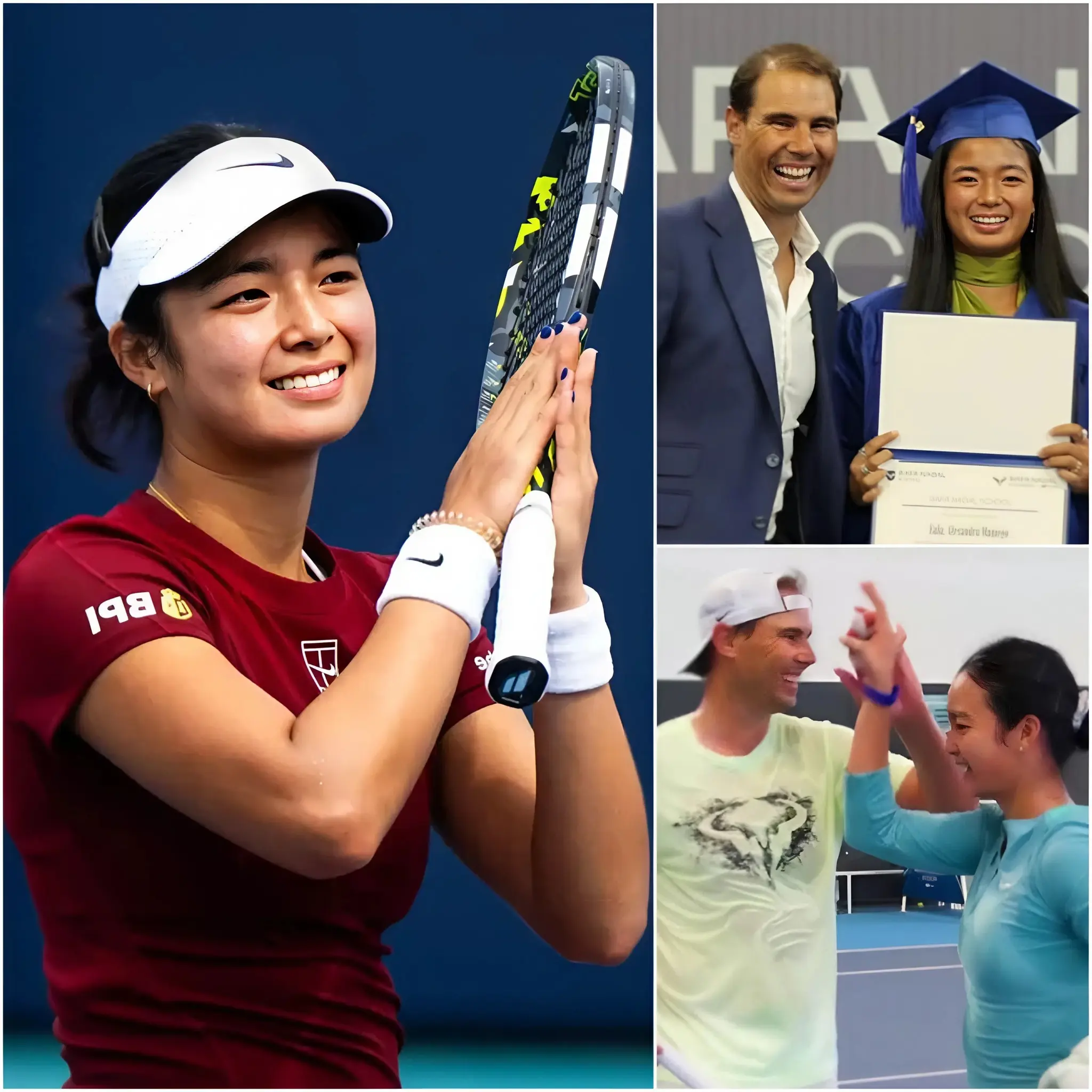 Cover Image for 💖 “I want to express my deepest and most sincere gratitude to my beloved coach, Rafael Nadal: he is not only my guide but also my greatest source of motivation. In the most stressful moments, when expectations were very high, he always remained calm and had unwavering faith in me.