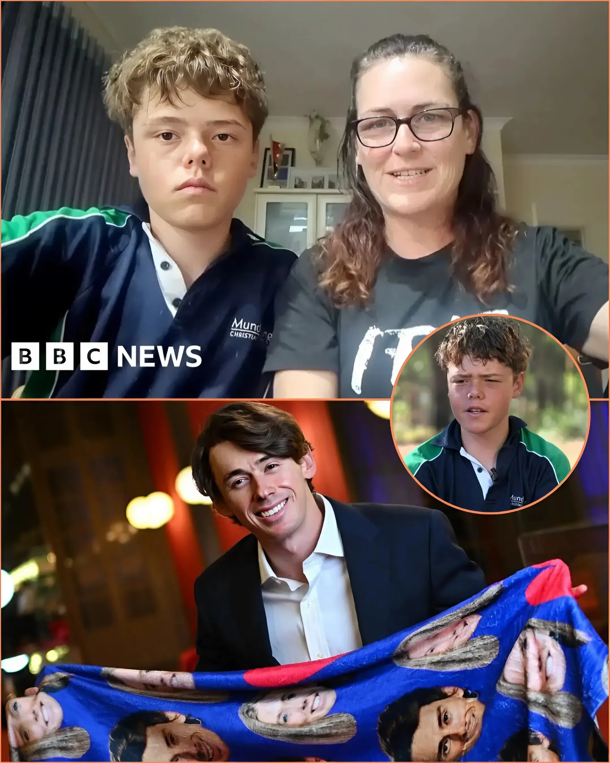 Cover Image for BREAKING NEWS : Alex de Minaur unexpectedly appeared during the Appelbee family interview and stunned all of Australia by saying, “I will sponsor all the medical and check-up costs for the boy’s family” after the boy risked his life swimming for 4 hours to save his mother and two siblings