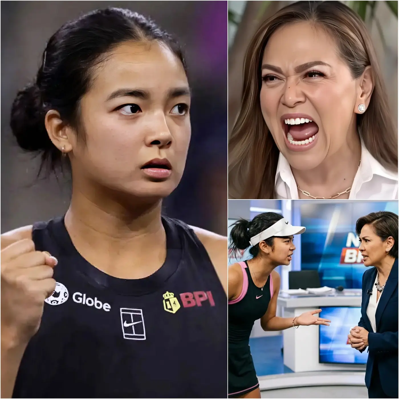 Cover Image for 🔥 “WHO ARE YOU TO DARE SPEAK TO ME IN THAT DISGUSTING TONE?!” – Alexandra Eala suddenly erupted like a volcano on live television, making Karen Davila go pale and lose her cool in front of the cameras for the very first time.