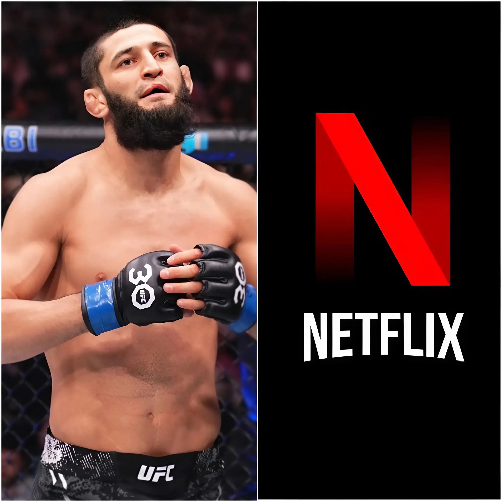 Cover Image for 🚨 BREAKING NEWS: “The Rise of a Legend” — Khamzat Chimaev is reportedly set to sign a $10.5 million deal with Netflix to produce a seven-episode series chronicling his dramatic comeback after a serious injury.