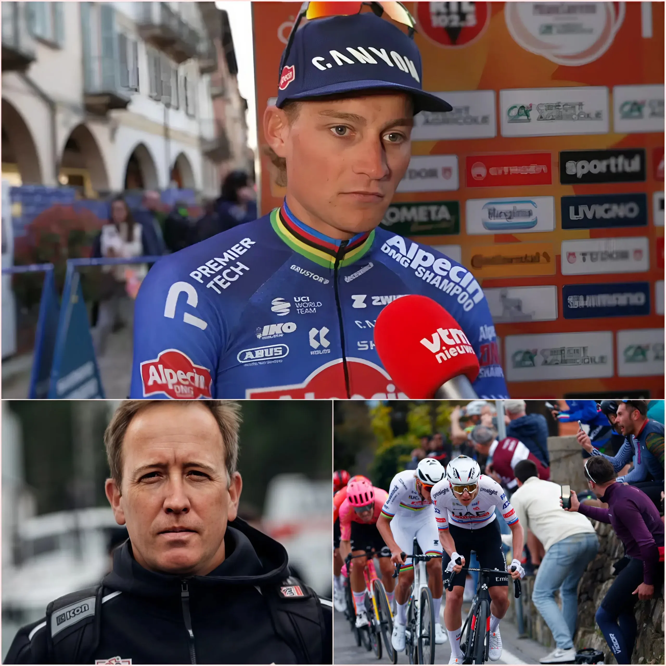 Cover Image for 🚨 BREAKING NEWS: Mathieu van der Poel fires back after UAE Team Emirates proposes banning his fans at Milano-Sanremo, directly targets Tadej Pogačar and sparks massive backlash!