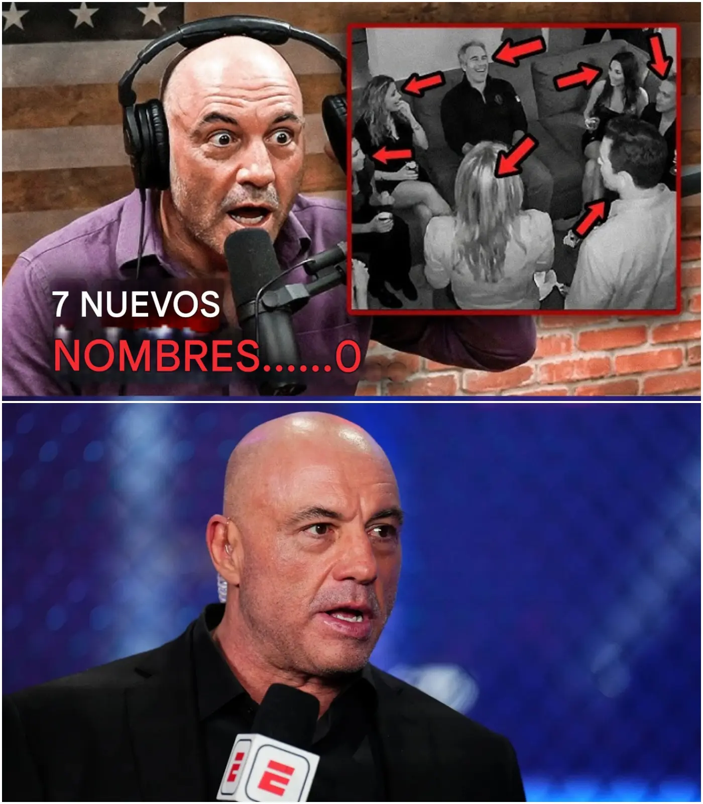 Cover Image for Joe Rogan casi se DESMAYA al Escuchar NOMBRES VINCULADOS a Jeffrey Epstein