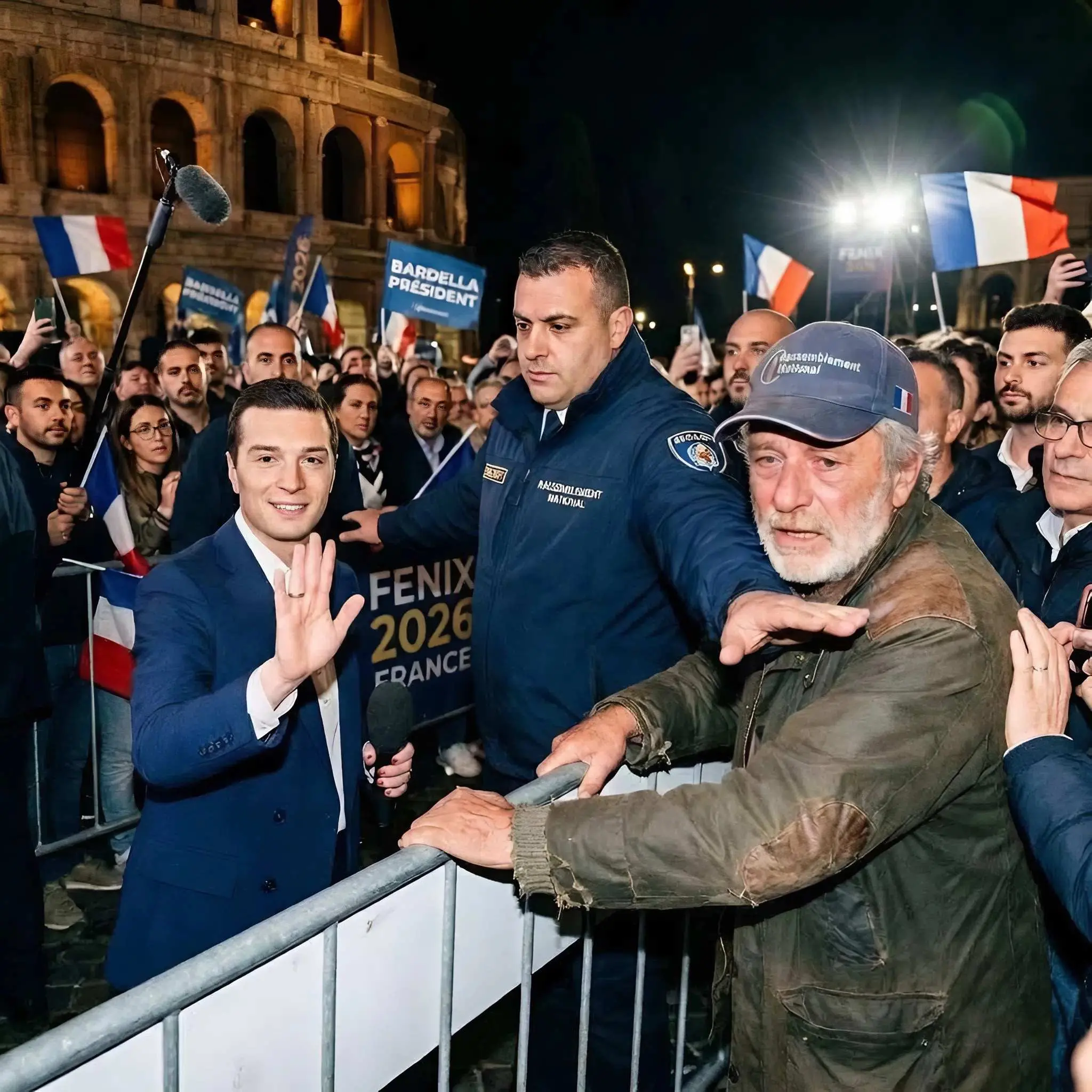 Cover Image for Les agents de sécurité s’apprêtaient à l’arrêter, mais Jordan Bardella leva calmement la main et dit : « Laissez-le s’approcher.