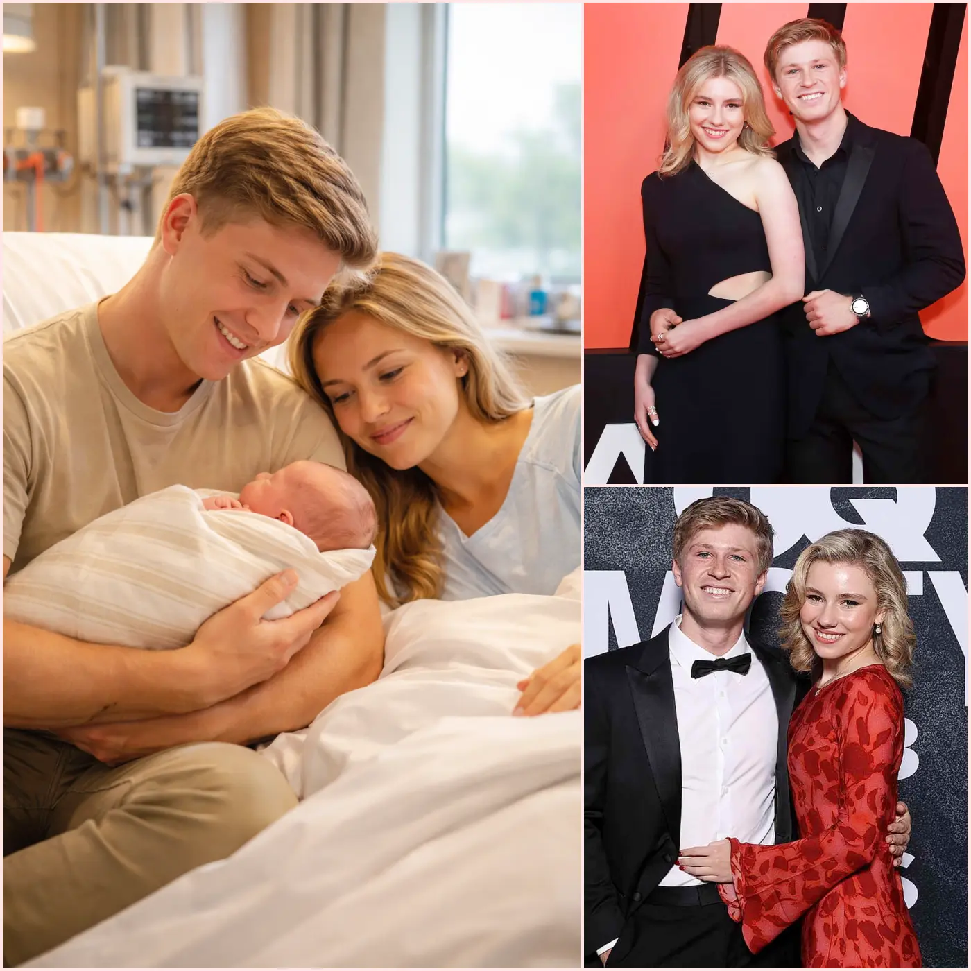 Cover Image for CONGRATULATIONS 😭💔 Robert Irwin and his girlfriend have welcomed their first child with joy and congratulations