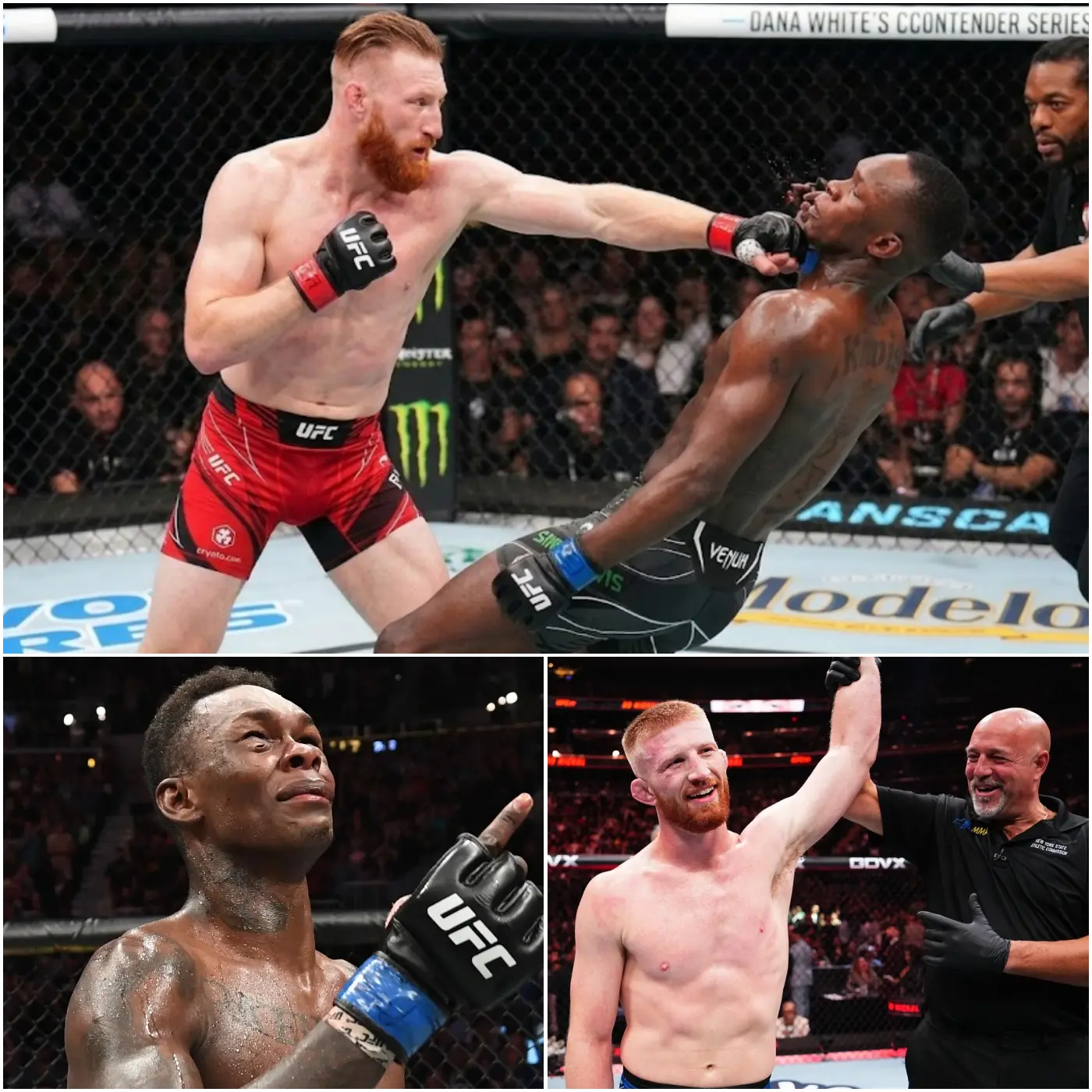 Cover Image for “A DISASTROUS COMEBACK” Joe Pyfer knocked out Israel Adesanya with a brutal knockout, leaving him with a broken jaw in the second round, ending Adesanya’s career in a bitter defeat.