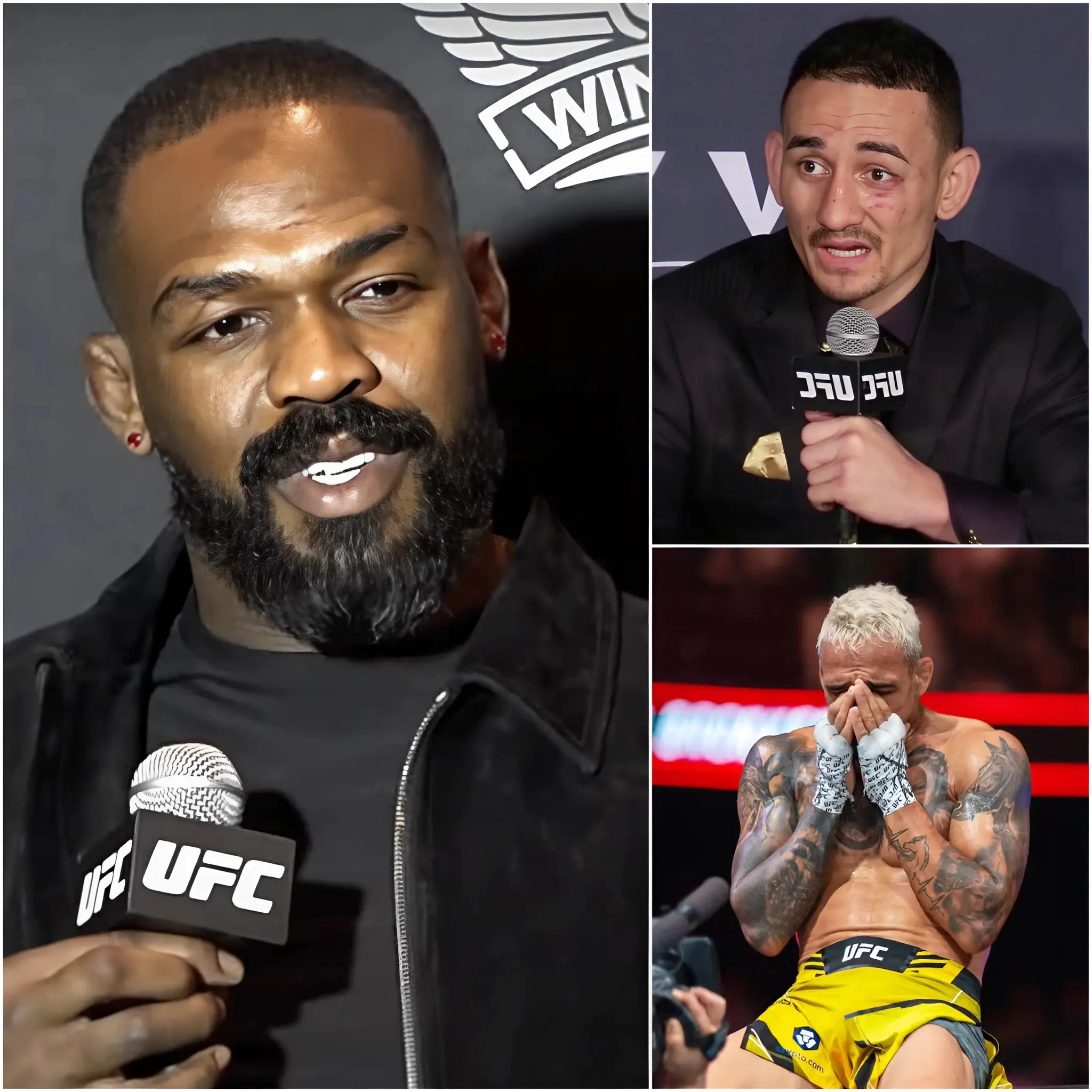 Cover Image for 🚨 “EXTREMISTS HAVE TURNED THE DEBATE INTO A DISGRACEFUL SMEAR CAMPAIGN!” — Jon Jones raised his voice, leaving the entire studio speechless. He openly defended Charles Oliveira, who is at the center of a “sensitive” controversy, while condemning the extremist attitude of Max Holloway, who turned a legitimate dialogue into a toxic, deceitful, and hate-driven witch hunt.