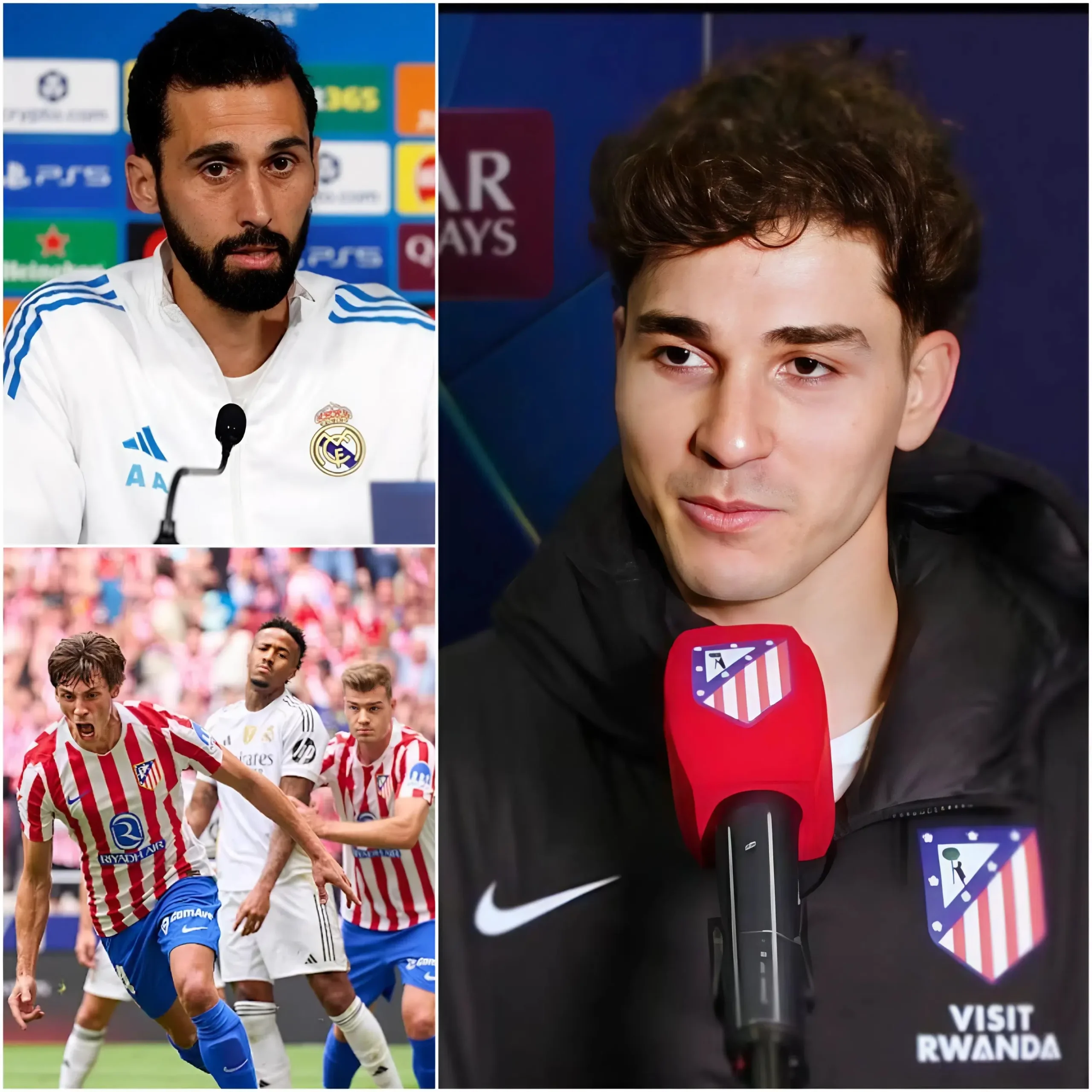 Cover Image for Álvaro Arbeloa lanzó unas declaraciones extremadamente impactantes al exigir que el estadio Santiago Bernabéu prohíba completamente la entrada de aficionados del Atlético de Madrid en las gradas