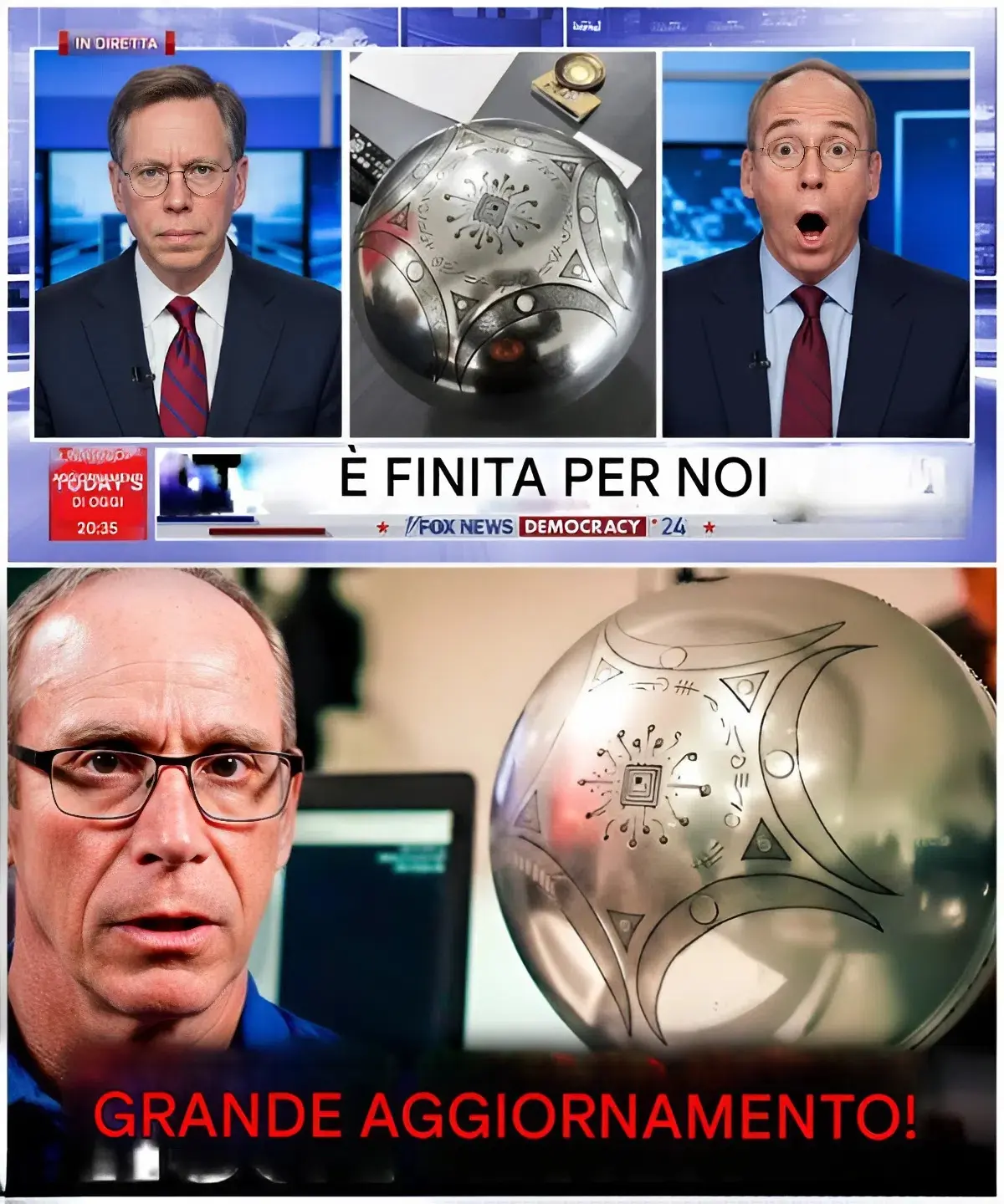 Cover Image for 🚨 BOMBA UFO: Bob Lazar e Steven Greer annunciano aggiornamento congiunto sulla Sfera Aliena — Questo ha cambiato tutto! 🛸