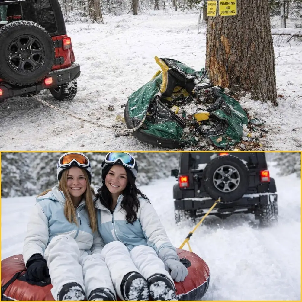 Cover Image for 😭Von purer Freude zu unerträglichem Herzschmerz: ❄️💔Elizabeth und Gracie hielten sich lachend auf einem Schlitten fest – bis eine scharfe Kurve ihr Leben für immer veränderte.