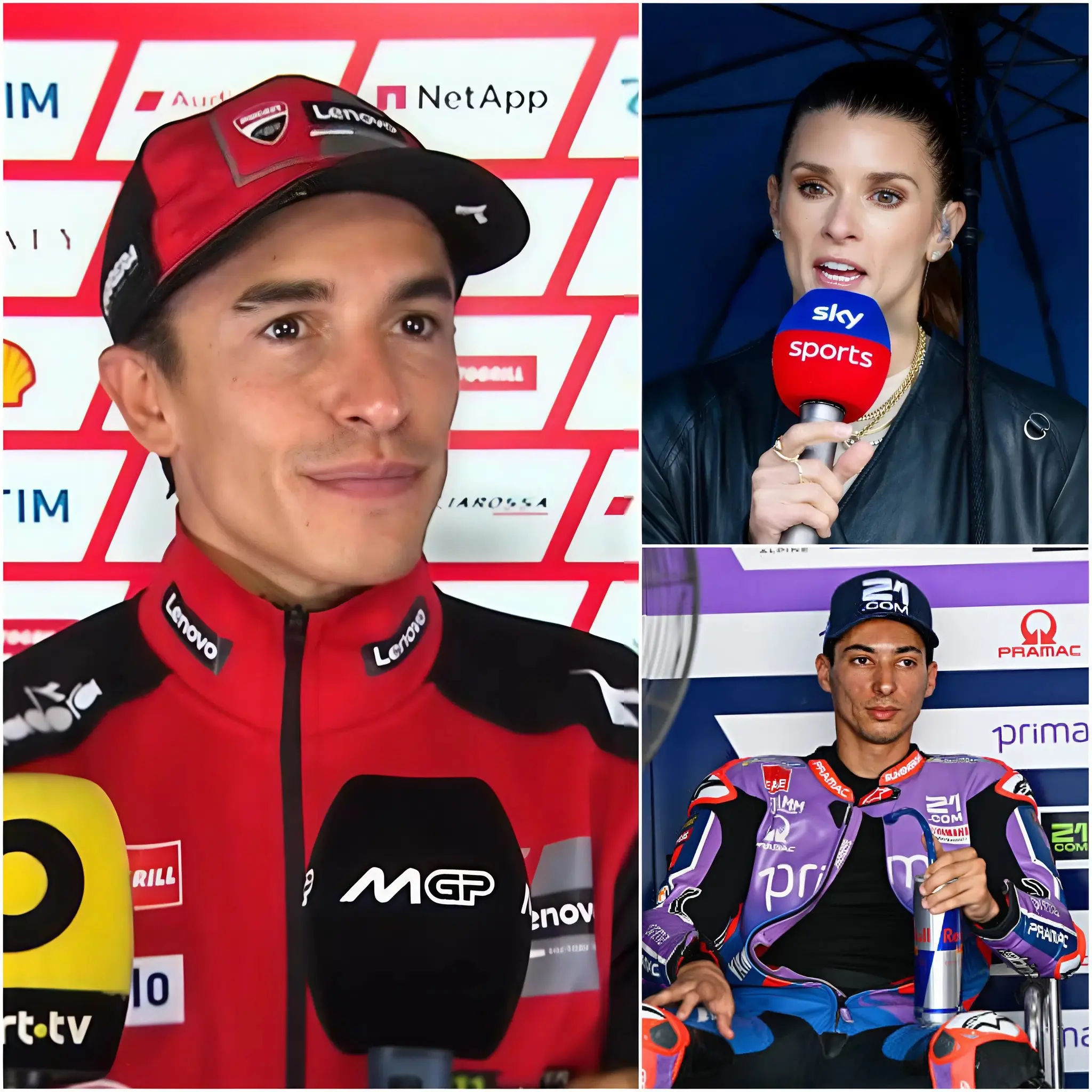 Cover Image for 🚨 IL Y A 10 MINUTES Le pilote Marc Márquez n’a pas pu se retenir et a publié une déclaration ferme défendant Toprak Razgatlıoğlu contre les critiques formulées à la suite de la défaite au Grand Prix du Brésil par la commentatrice de sport automobile Danica Patrick.