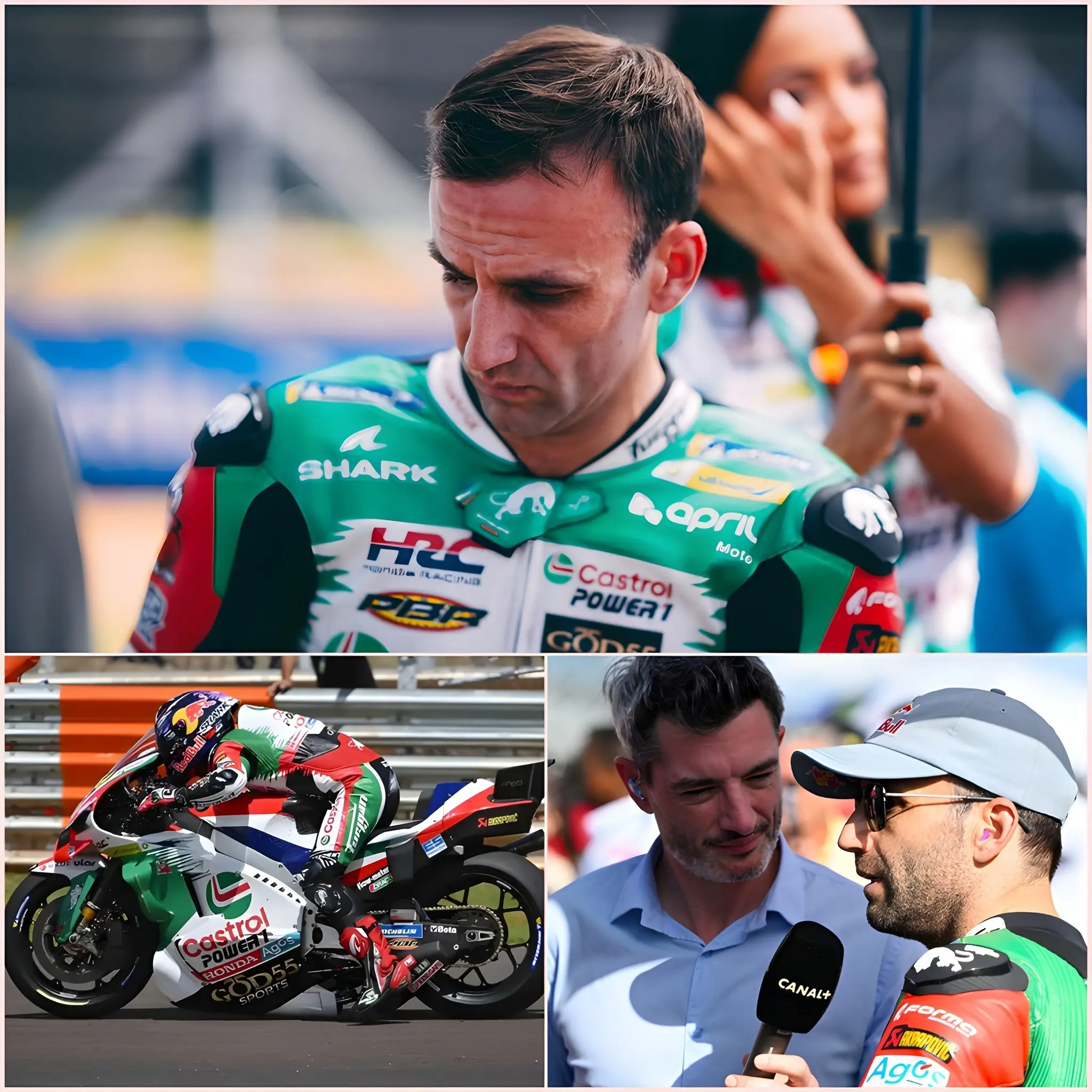 Cover Image for 💔 « JE VEUX PARTIR D’ICI IMMÉDIATEMENT ! » Johann Zarco a explosé de colère après le Grand Prix du Brésil, incapable de contenir ses émotions. Le pilote français a accusé sans détour LCR Honda de ne pas avoir respecté les normes de son moteur