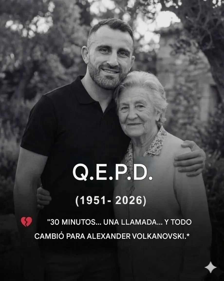 Cover Image for 🚨 NOTICIA DE ÚLTIMA HORA: Hace apenas 15 minutos, la familia de Alexander Volkanovski confirmó una noticia desgarradora: su querida abuela ha fallecido… 💔 Esta es una pérdida profundamente dolorosa, especialmente en un momento crucial de su carrera. Mantente fuerte, Alexander. 🙏