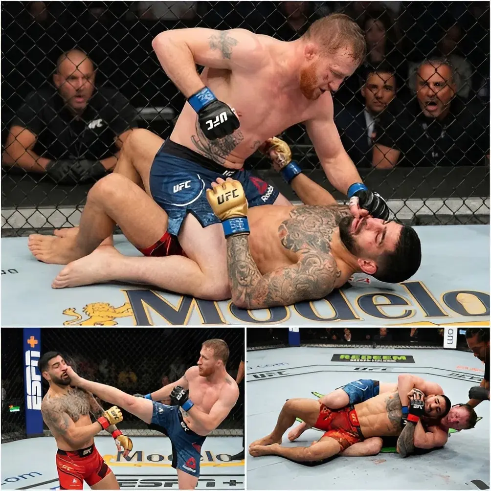 Cover Image for 💥’¡EL VILLANO LOGRA LO IMPOSIBLE!’ — Justin Gaethje sorprende a Ilia Topuria en una histórica victoria sorpresa en la UFC