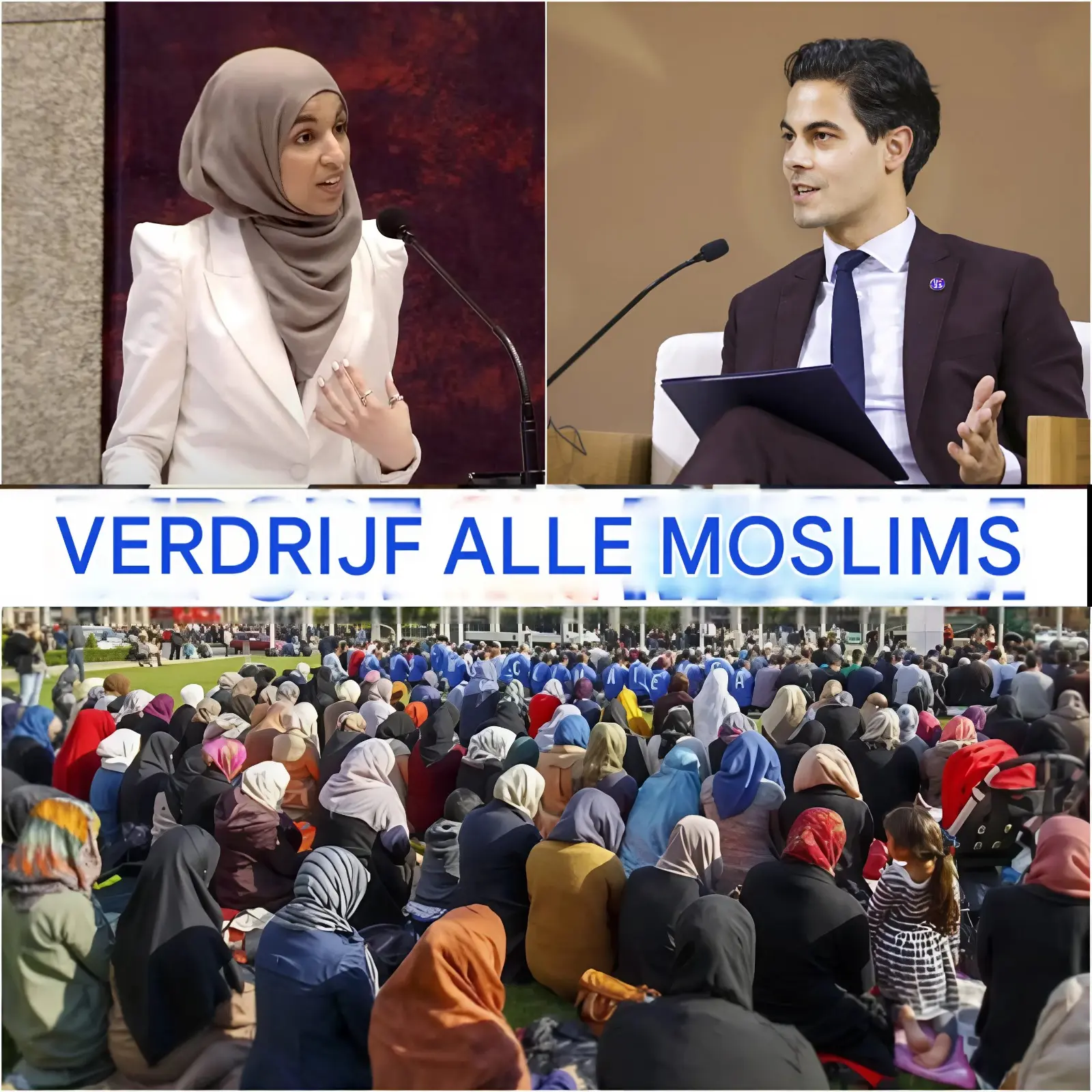 Cover Image for 🚨“HOU JE MOND EN LUISTER NAAR MIJ!” – Live op televisie barstte Bouchallikht los tijdens een debat met Rob Jetten, nadat Jetten had verklaard dat hij islamitische immigranten uit Nederland wilde zetten. Bouchallikht veroordeelde dit besluit als extreem en discriminerend, tot grote verbazing van de hele studio.