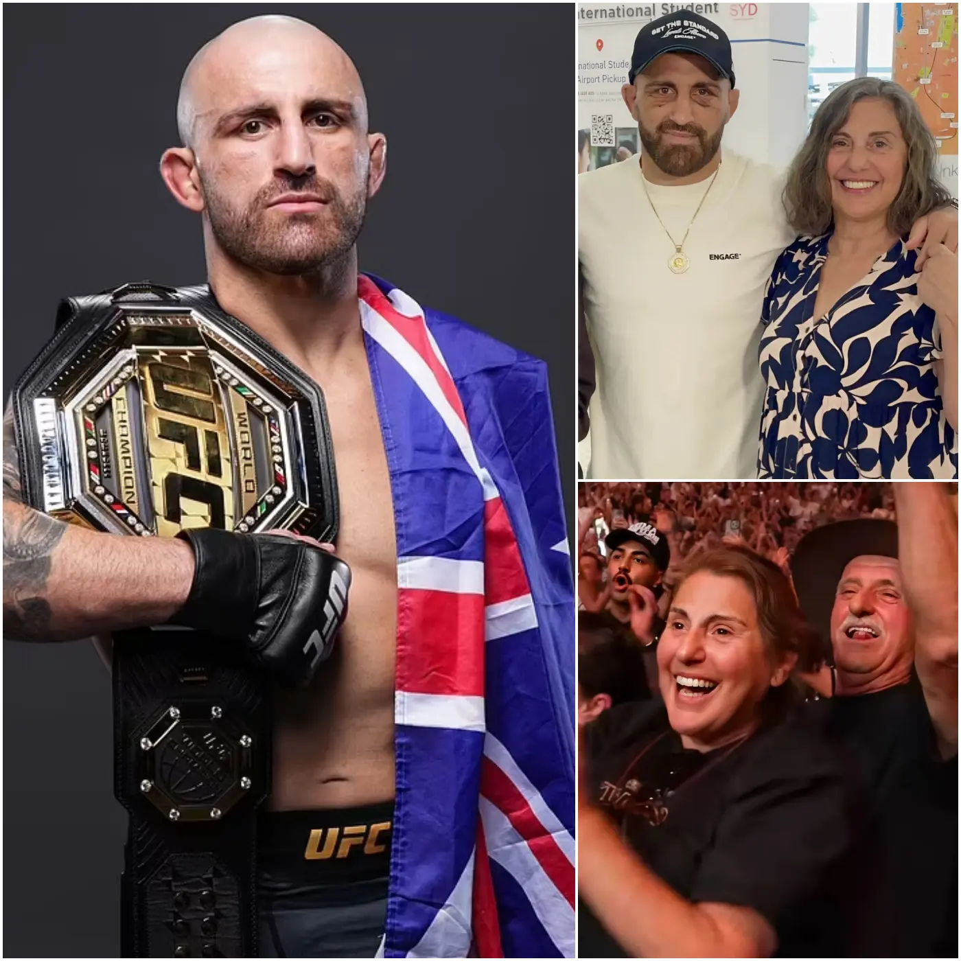 Cover Image for “If it weren’t for my mother, I wouldn’t be here today…” — In an emotional revelation, Alexander Volkanovski opened up for the first time about the family struggles he had kept private for many years, sharing that during some of the darkest moments of his early life, it was his mother’s sacrifices, strength, and unconditional support that kept him from giving up on his dream.