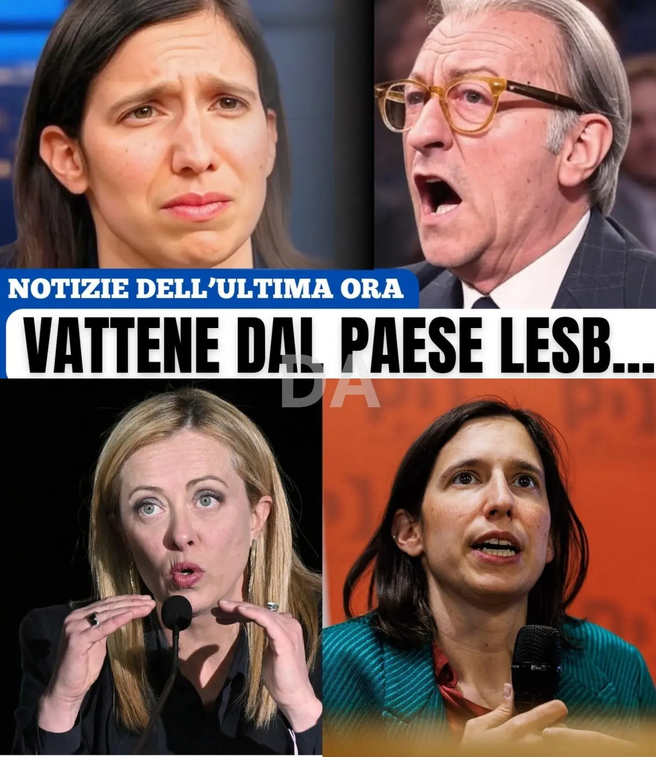 Cover Image for Elly Schlein SFIDA Giorgia Meloni ma Feltri la DISTRUGGE Tra le RISATE Generali!