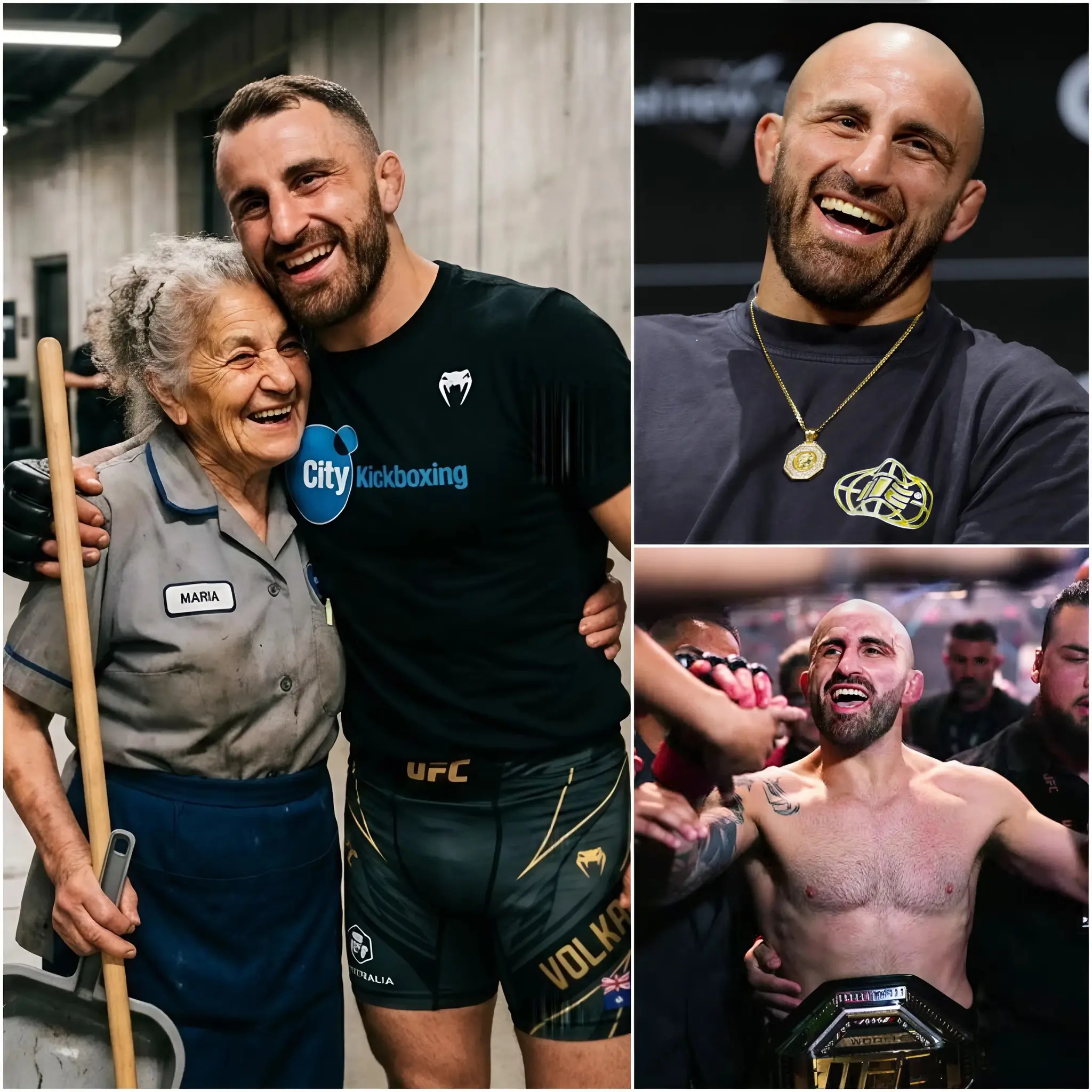 Cover Image for 🚨 BREAKING: Alexander Volkanovski is once again making headlines—this time for a touching act of kindness outside the cage.