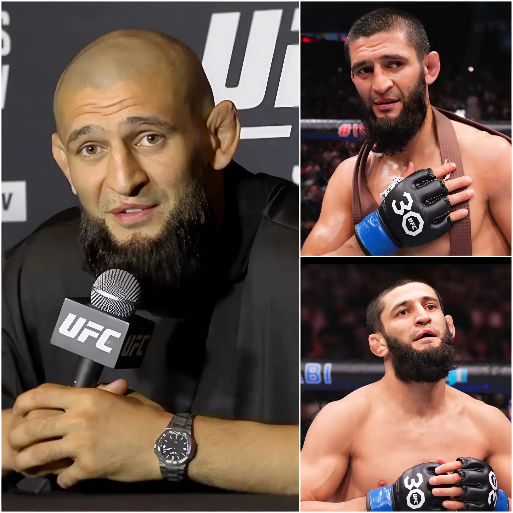 Cover Image for “ROMPO OFICIALMENTE TODA RELACIÓN CON ESA LEYENDA… HARÉ TODO LO POSIBLE PARA RECUPERAR EL IMPERIO QUE ME PERTENECE POR LEGÍTIMO”. Khamzat Chimaev estalló tras años de dolor reprimido, pronunciando diez palabras desafiantes que sacudieron al mundo de las MMA. La batalla por recuperar el trono del imperio Khamzat Chimaev ha comenzado oficialmente: ¡sin concesiones, sin perdón y SIN ESCAPE!