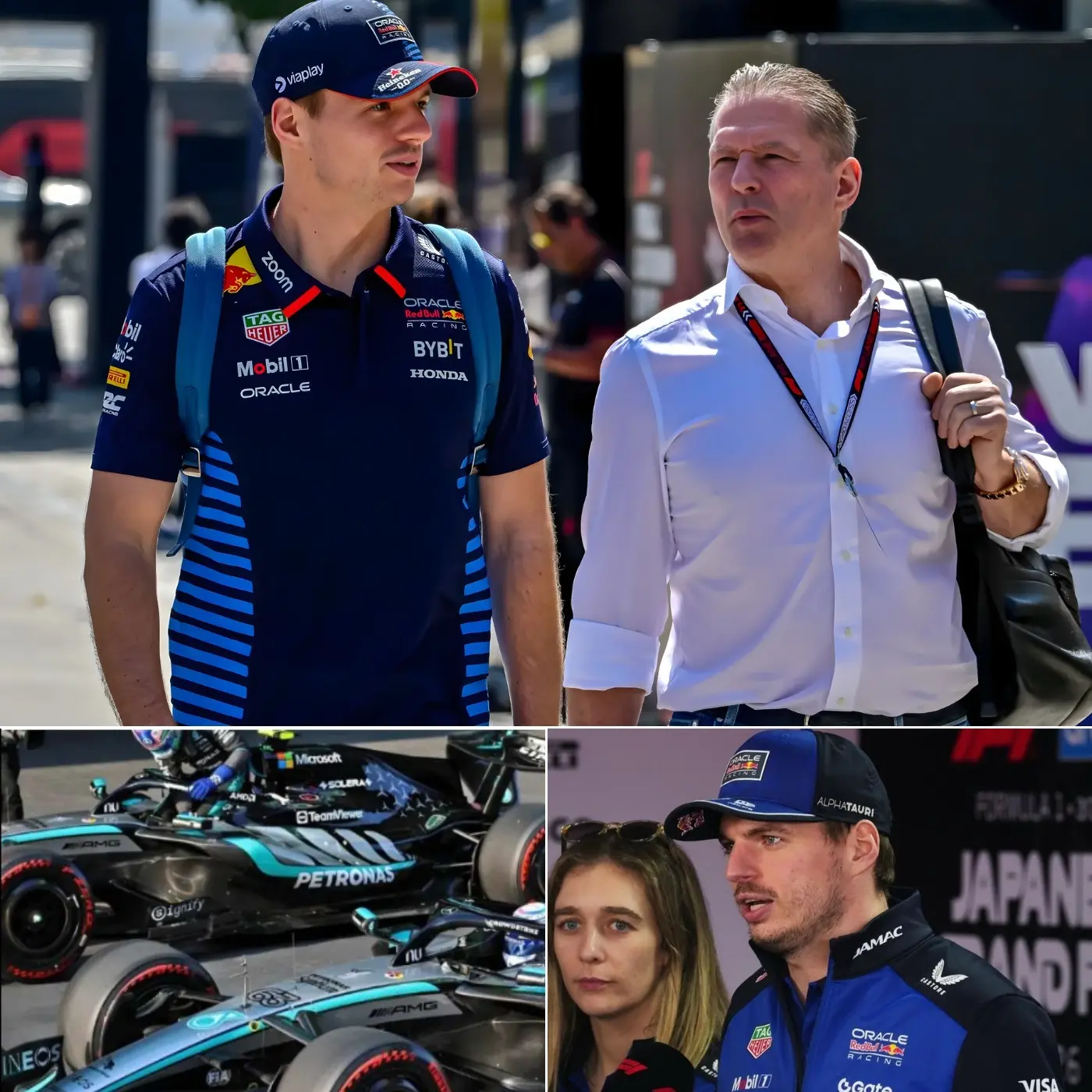 Cover Image for 🚨”I CAN’T WATCH THIS ANYMORE”: Jos Verstappen threatens to leave F1 and launches blistering attack on Mercedes