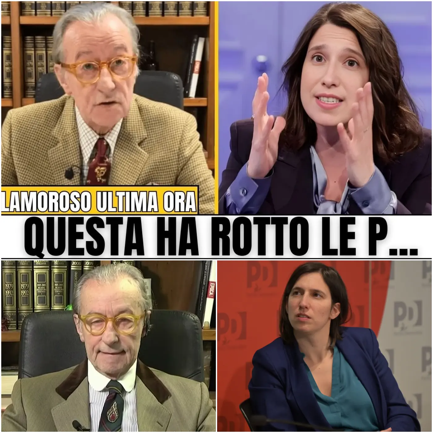 Cover Image for SCHLEIN ATTACCA PUCCI E CERNO, MA LA RISPOSTA DI FELTRI È DEVASTANTE