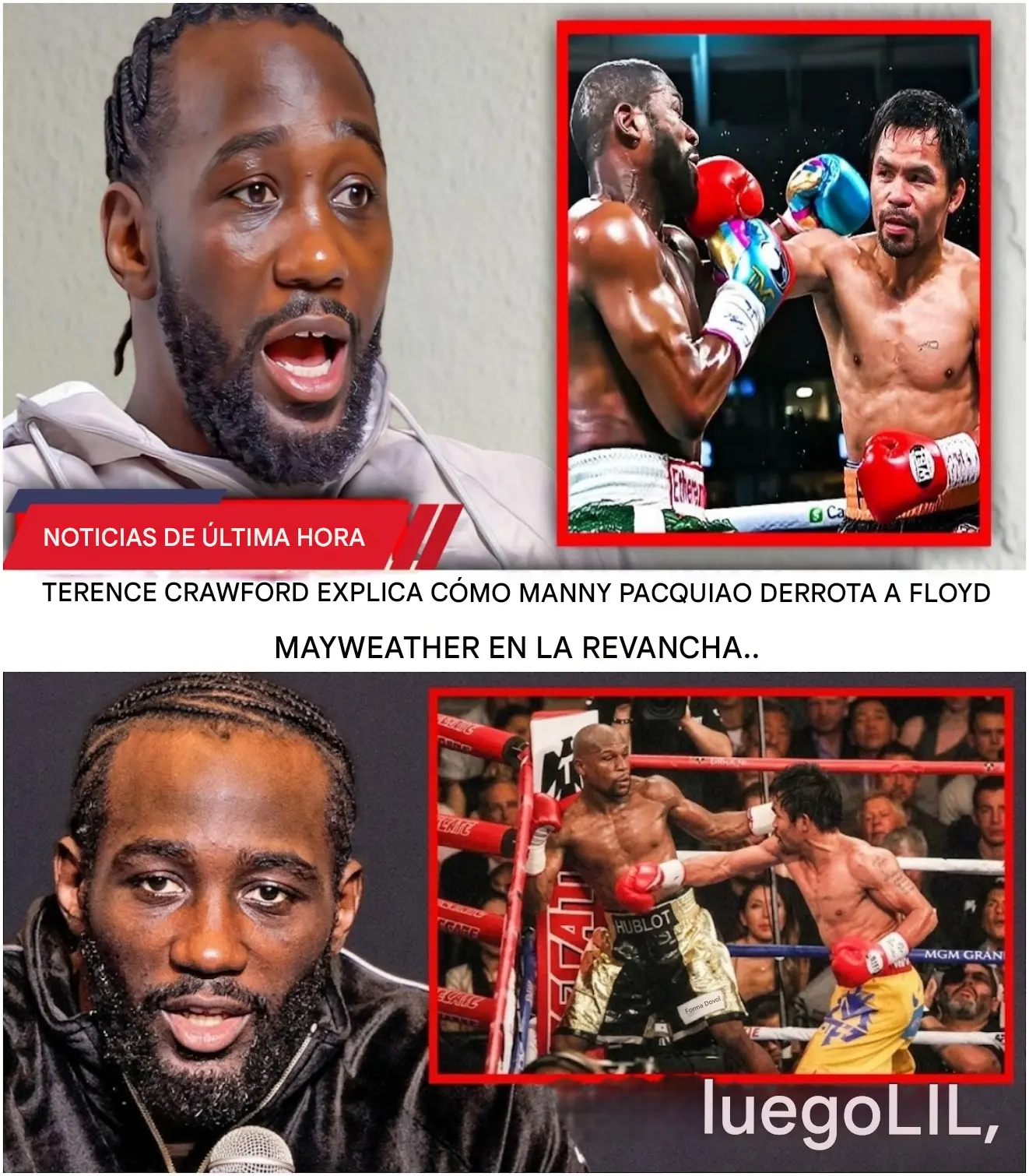 Cover Image for ¡Manny Pacquiao está sediento de sangre! 😱🥊 ¡Increíbles informes confirman que la mega revancha contra Floyd Mayweather se llevará a cabo oficialmente en el Las Vegas Sphere!