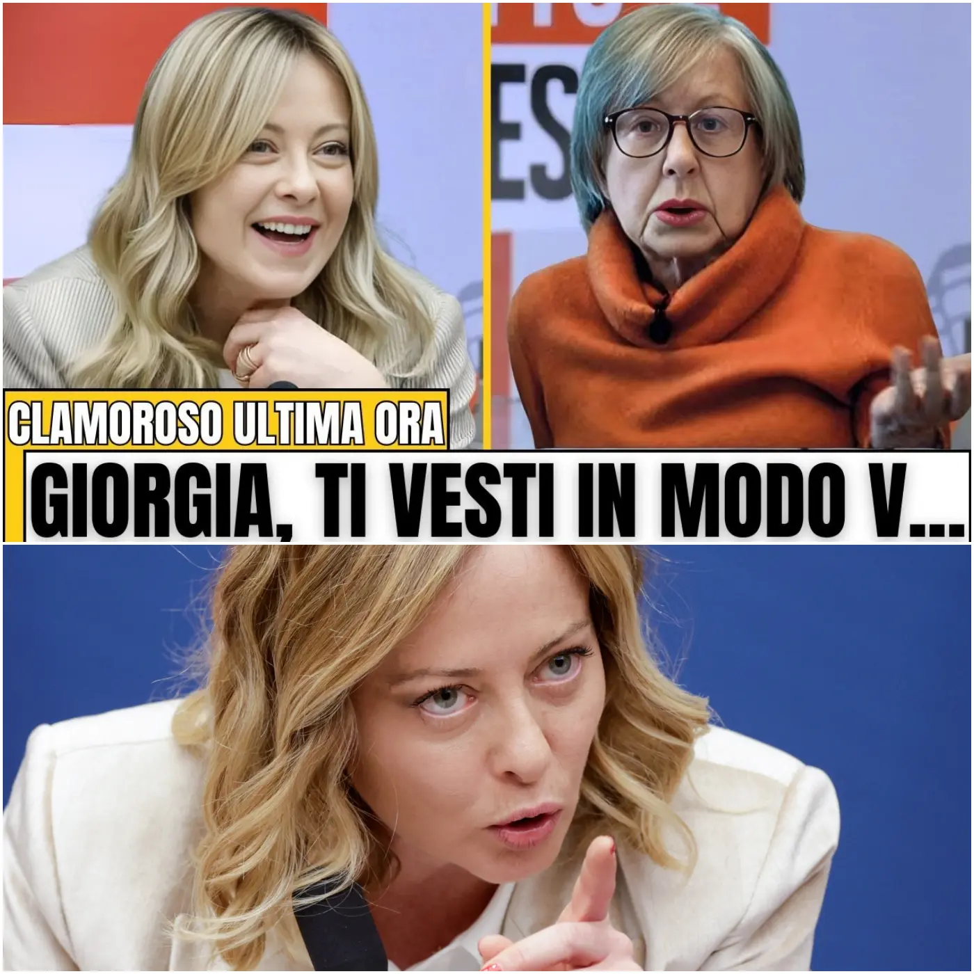 Cover Image for NATALIA ASPESI PRENDE IN GIRO GIORGIA MELONI, MA LA PREMIER LA TRAVOLGE DAVANTI A TUTTI