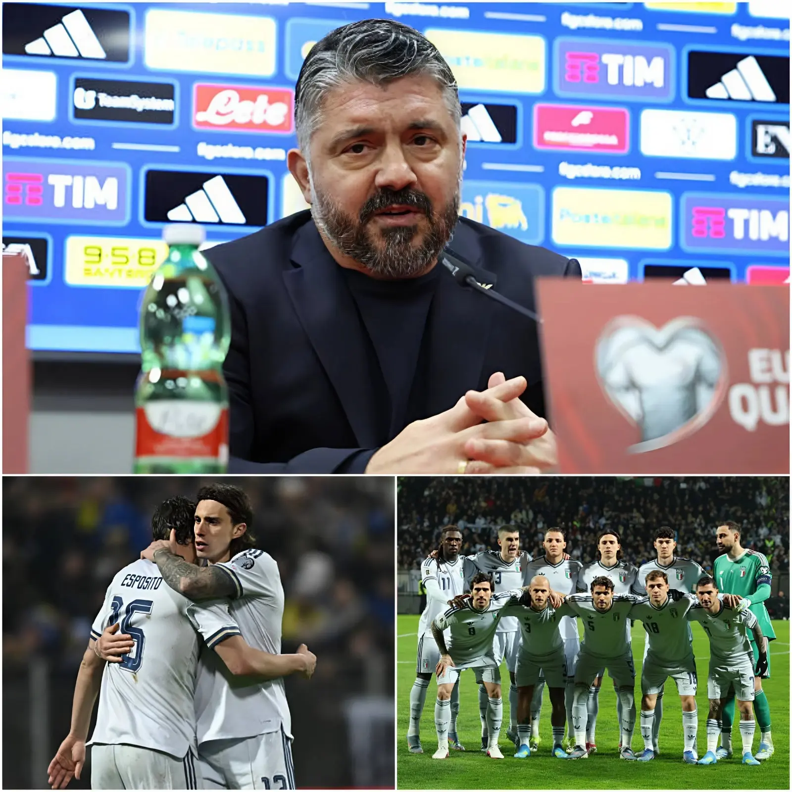 Cover Image for “È semplicemente terribile. Forse non vedrò mai più un giocatore così scarso nella mia carriera da allenatore.” Il tecnico Gennaro Gattuso, disperato, ha parlato dopo la dolorosa e umiliante sconfitta ai rigori nella qualificazione al Campionato del Mondo contro la Bosnia ed Erzegovina, ammettendo che la sua squadra non ha perso a causa di mancanza di atteggiamento o determinazione…