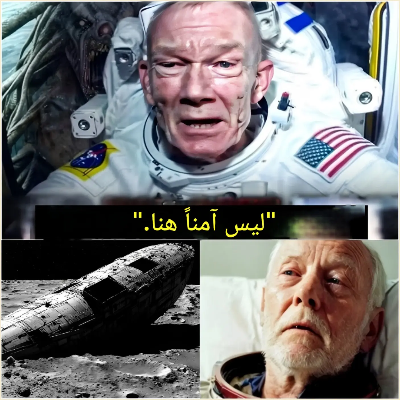 Cover Image for منذ 10 دقائق: انهار باز ألدرين، الرائد الفضائي الأسطوري في مهمة أبولو 11، خلال بث مباشر، وبكى دون أن يتمالك نفسه. وبصوت متقطع، ألقى عبارة أثارت الرعب في الجمهور: «القمر ليس كما تظن… إنه أسوأ بما لا يُقاس مما يمكن لأي شخص تخيله».