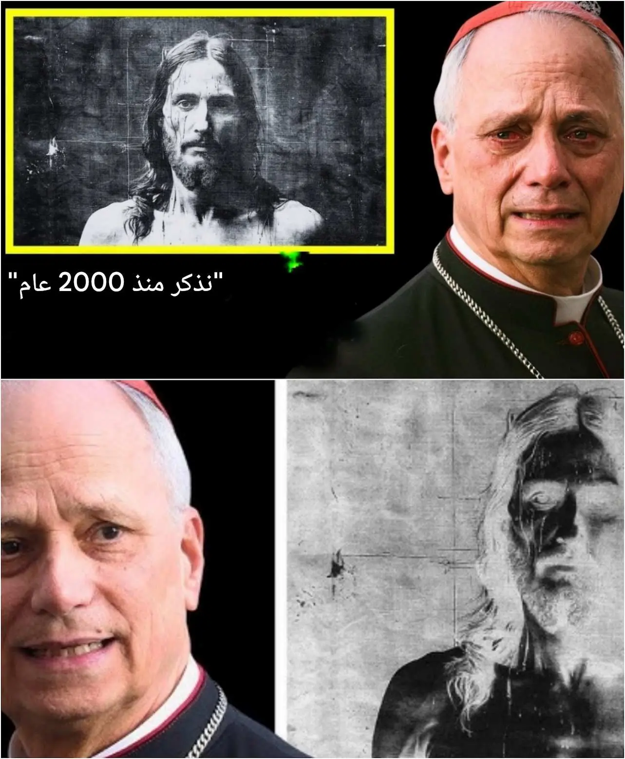 Cover Image for تحذير في الفاتيكان! قرر البابا ليون الرابع عشر كسر صمت طويل الأمد وكشف جوانب كانت محظورة حتى الآن عن كفن تورينو، مما أثار زلزالاً يهز أركان الإيمان ويعيد فتح تساؤلات عميقة حول شخصية يسوع. في قمة الكنيسة، يختلط الارتباك بأزمة صامتة يبدو أن أحداً غير قادر على احتوائها…