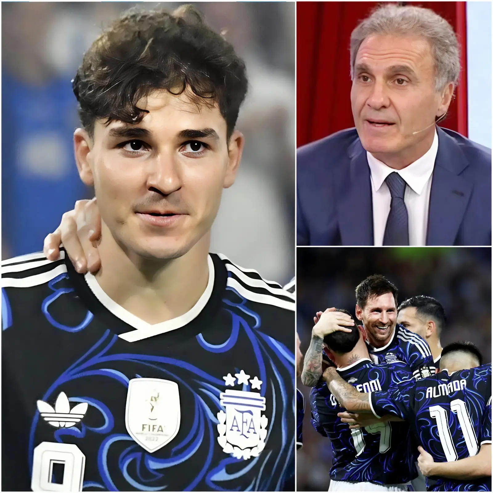 Cover Image for “¡CÁLLATE! ¿DE VERDAD CREES QUE TIENES EL DERECHO DE HABLARME ASÍ, DICIENDO COSAS SIN SENTIDO?” El silencio invadió el estudio de TyC Sports cuando Julián Álvarez subió al escenario, apagando todas las críticas.