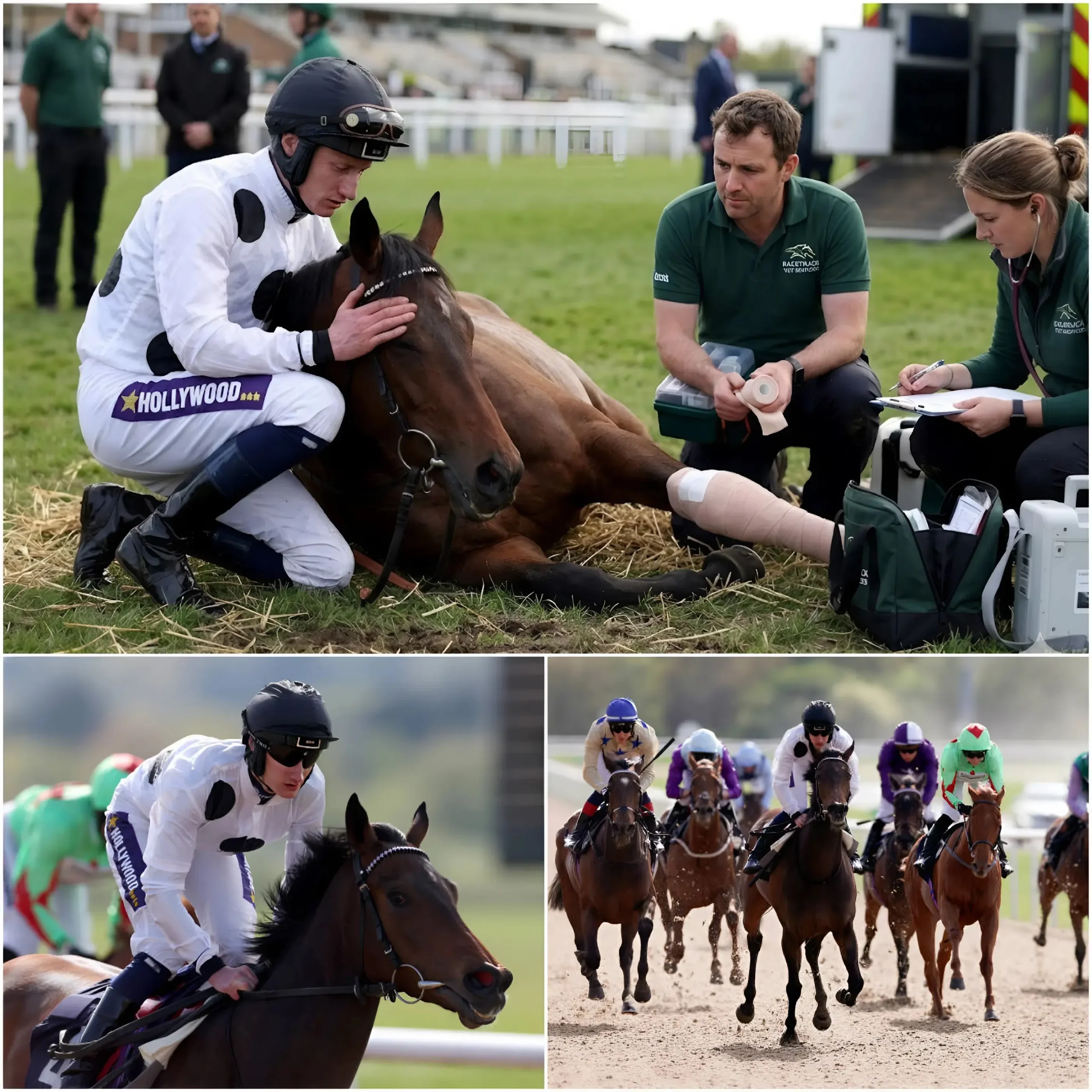 Cover Image for 😥 SAD NEWS: This morning at trainer James Fanshawe’s stable, Willem Twee—Danny Muscutt’s top hope for Newcastle—collapsed after a light training session due to a catastrophic ankle injury deemed “hopeless,” leaving Muscutt devastated as painful memories of Pico Boulevard’s death resurfaced.