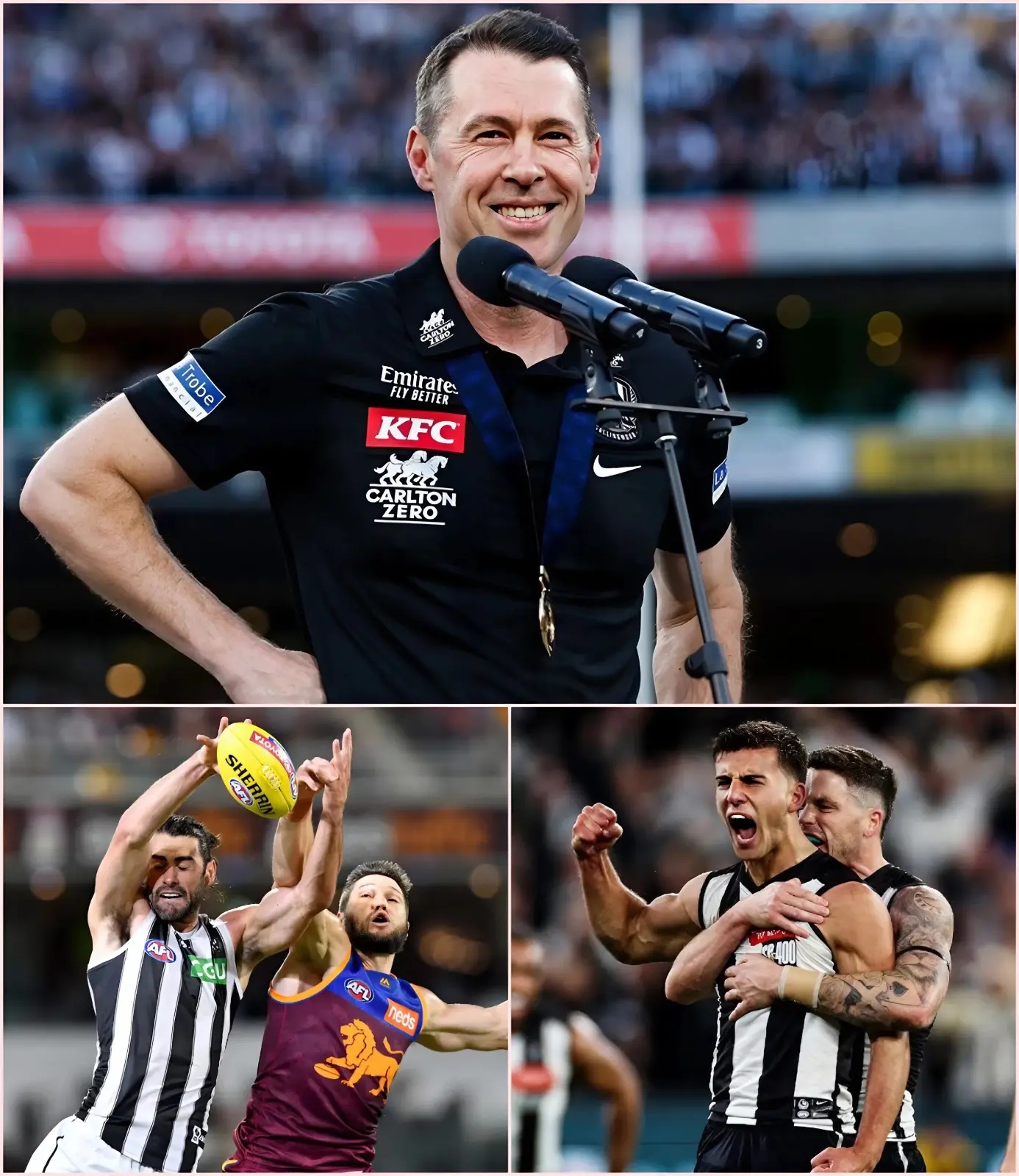 Cover Image for 🔥📣 “It’s terrible, I probably will never see another player as brilliant as him in my lifetime,” said Brisbane Lions head coach Chris Fagan in utter despair after the painful and humiliating 112-64 loss to the Collingwood Magpies yesterday.